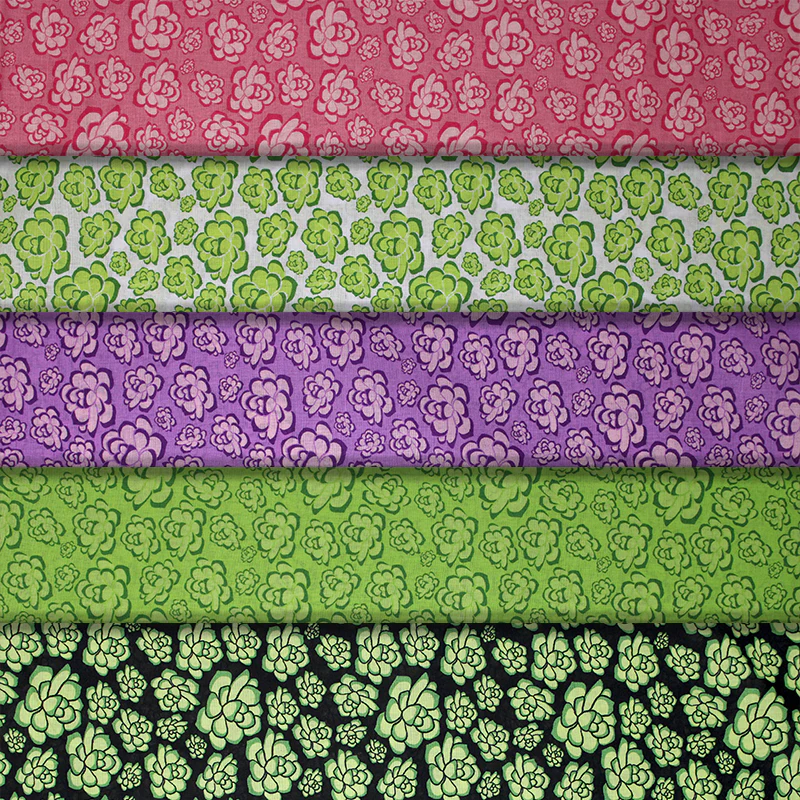 Peonies - 45" - 100% Cotton - Len's Mill prints