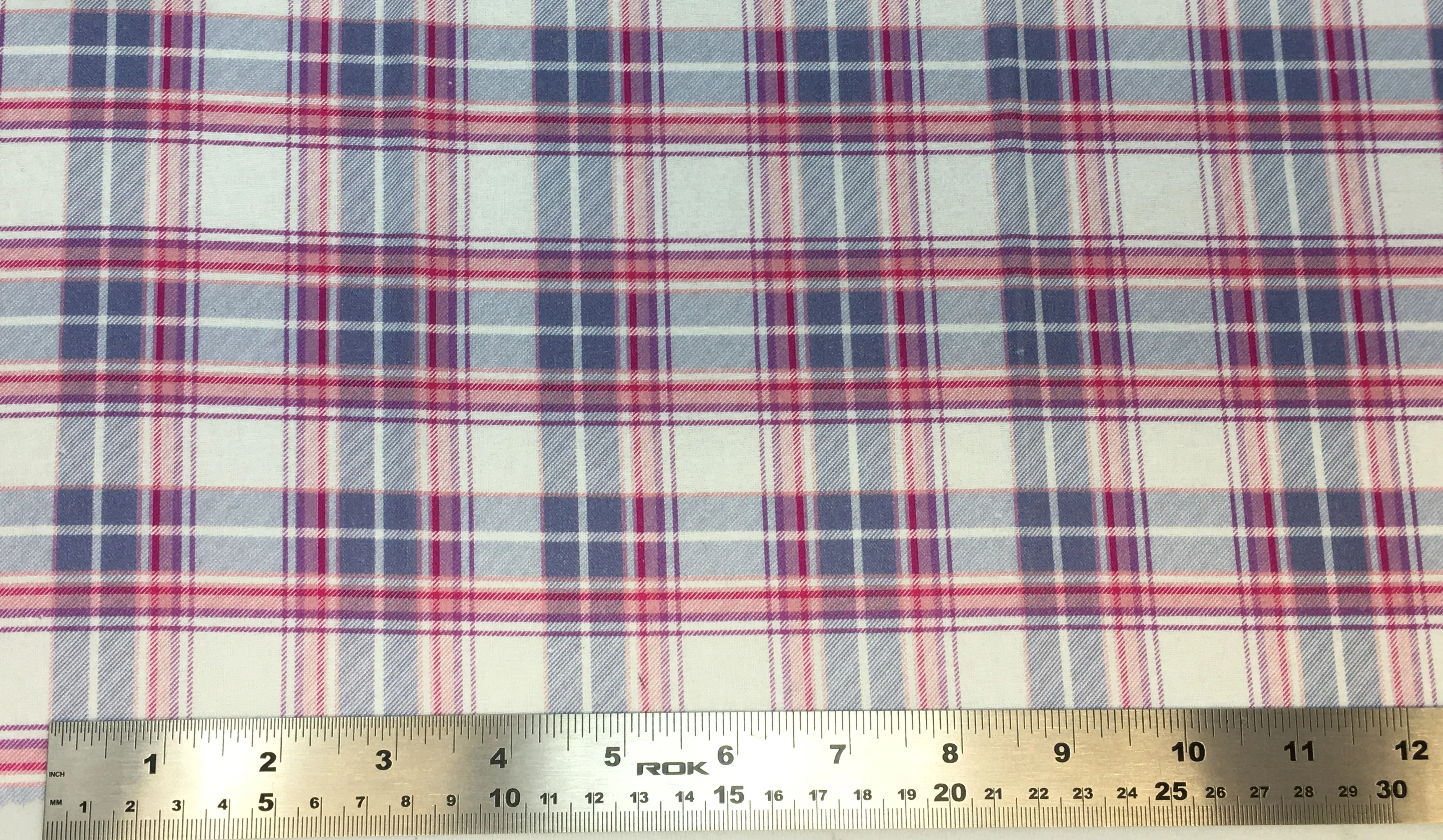 Pleasantly Plaid - 45" - 100% Cotton - Len's Mill prints - Image 3