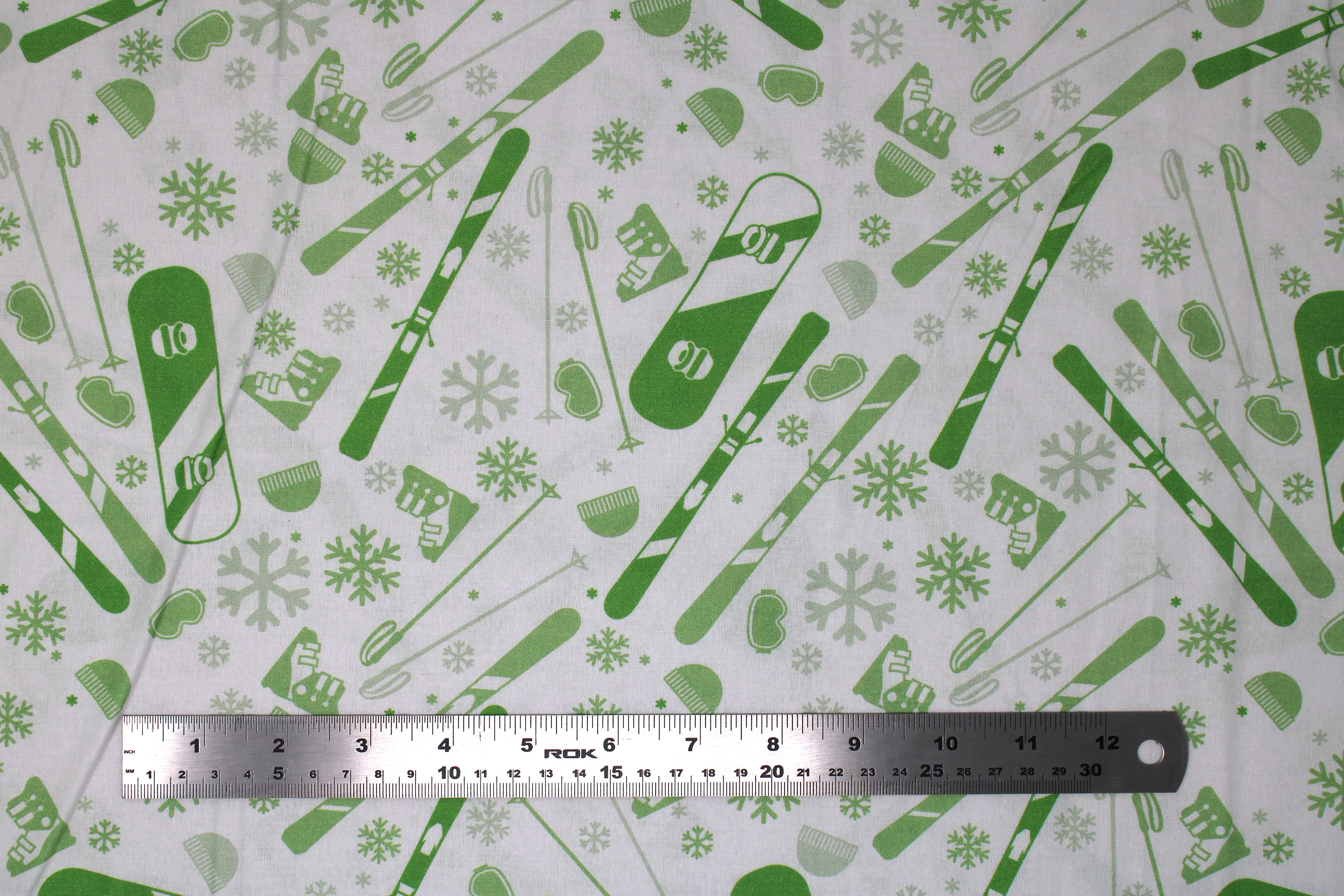Snow Sports - 45" - 100% Cotton - Image 4