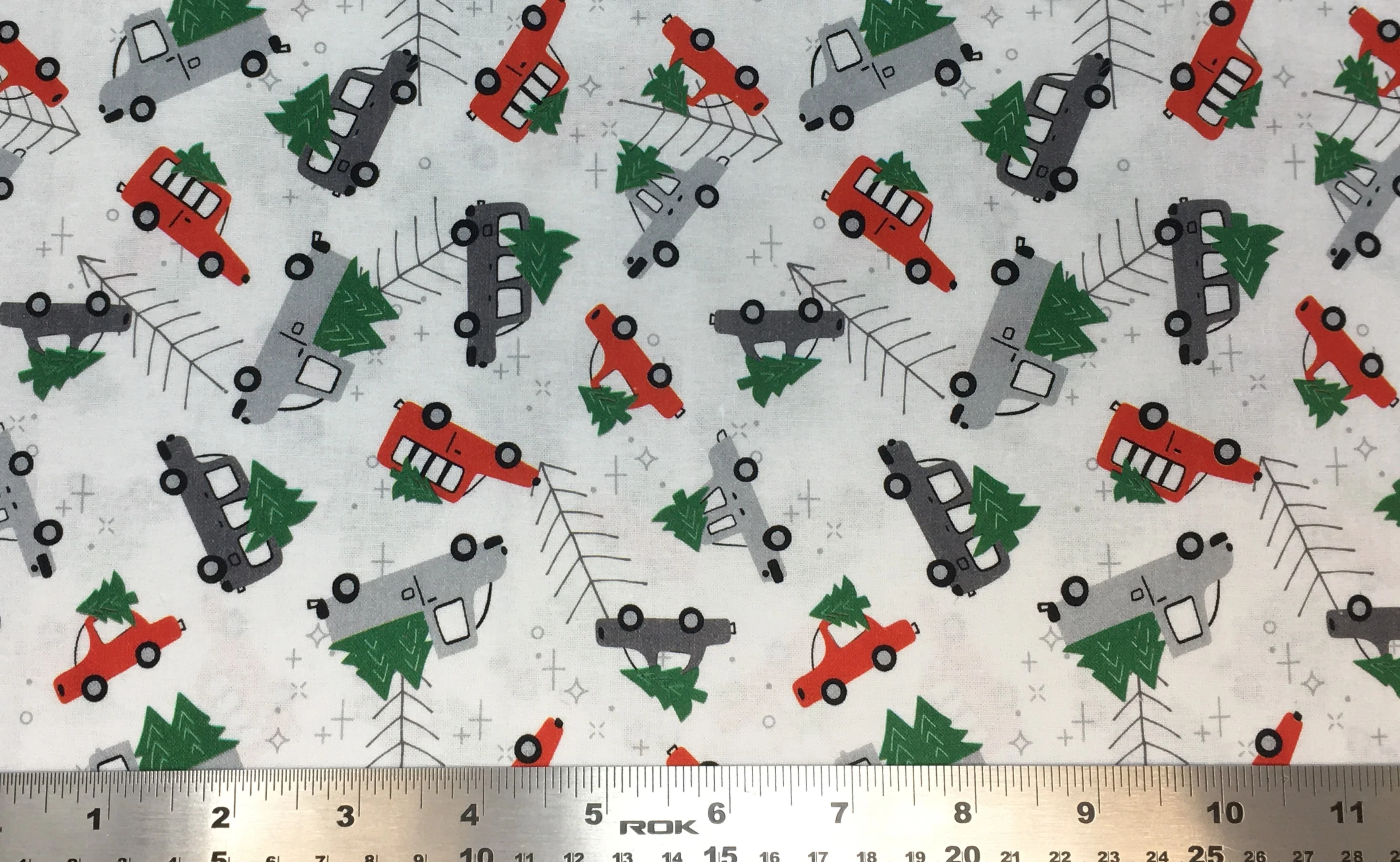 Bringing the Christmas Tree Home - 45" - 100% Cotton - Len's Mill prints - Image 3