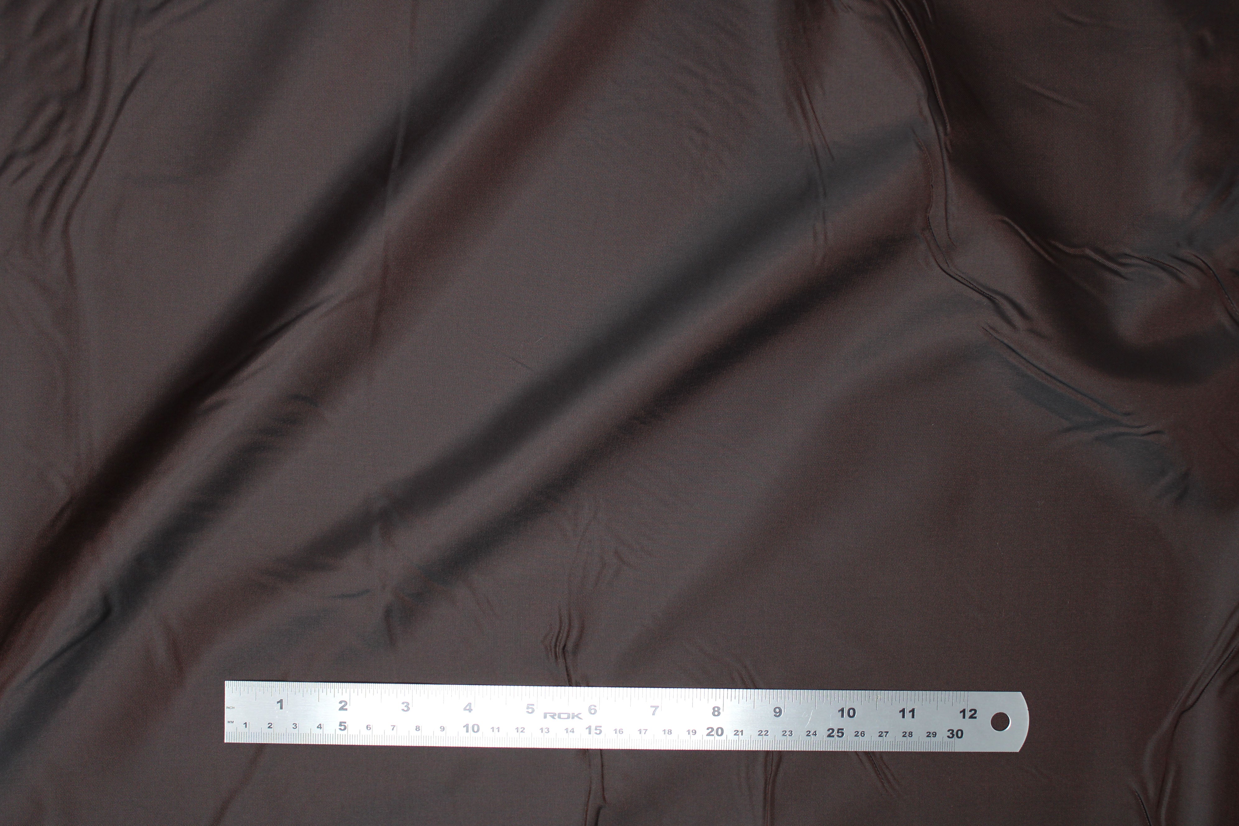 Poly Lining (Dark Brown) - 55" - 100% Polyester - Len's Mill - Image 2