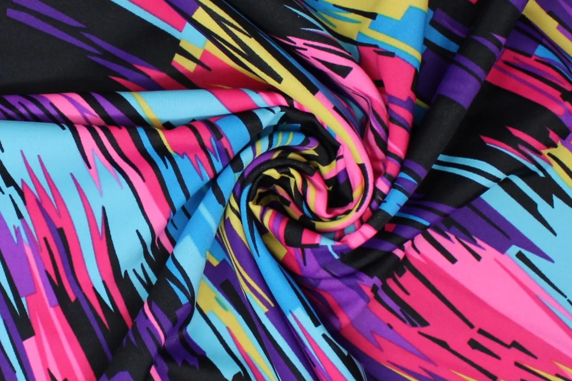 Geometric Shapes Spandex - 60" - Image 4
