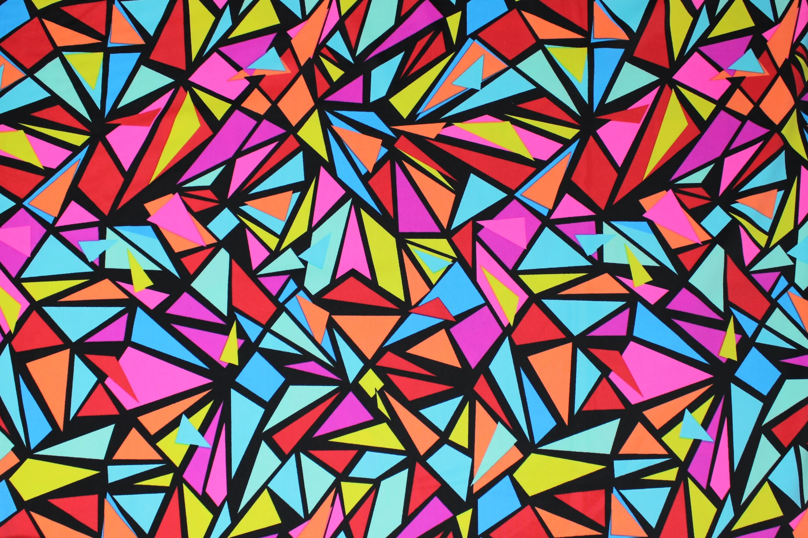 Geometric Shapes Spandex - 60" - Image 5