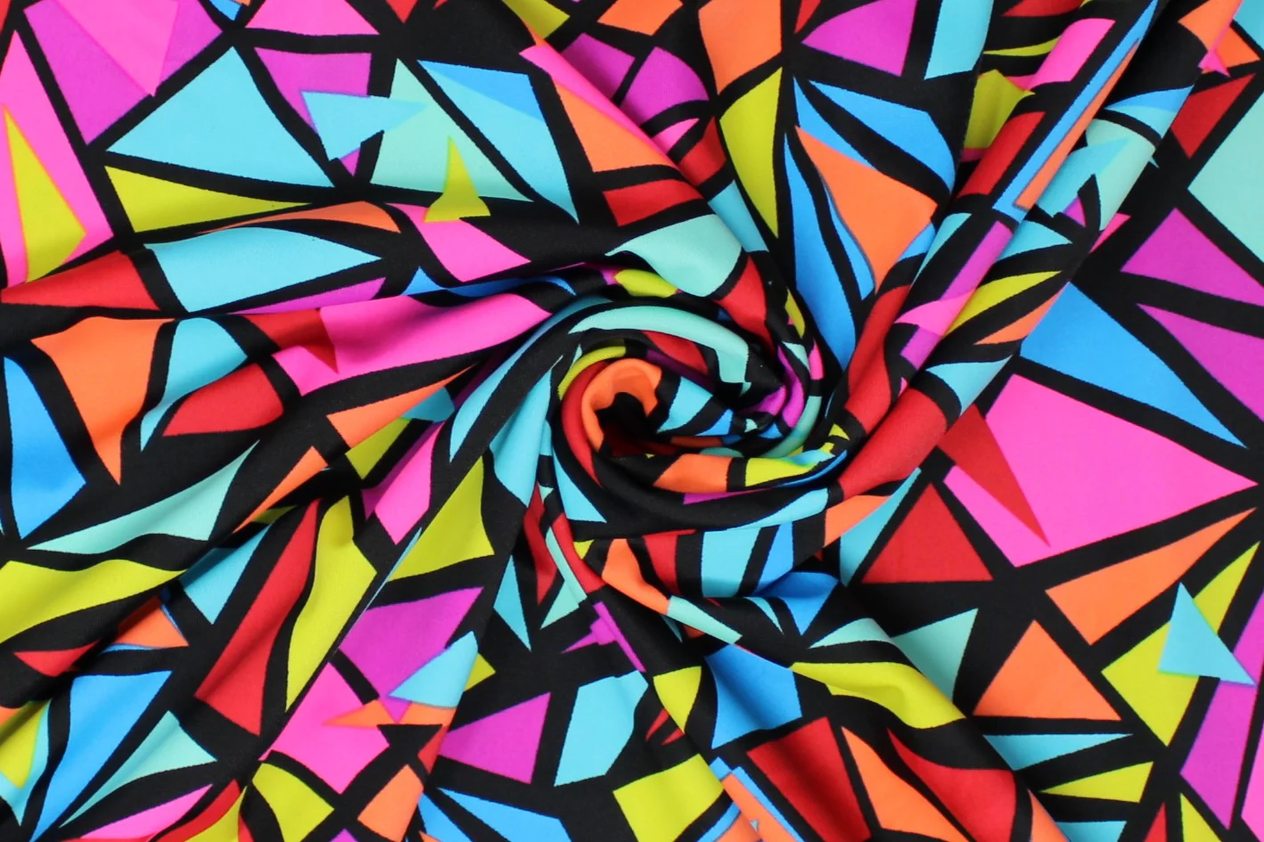 Geometric Shapes Spandex - 60" - Image 7