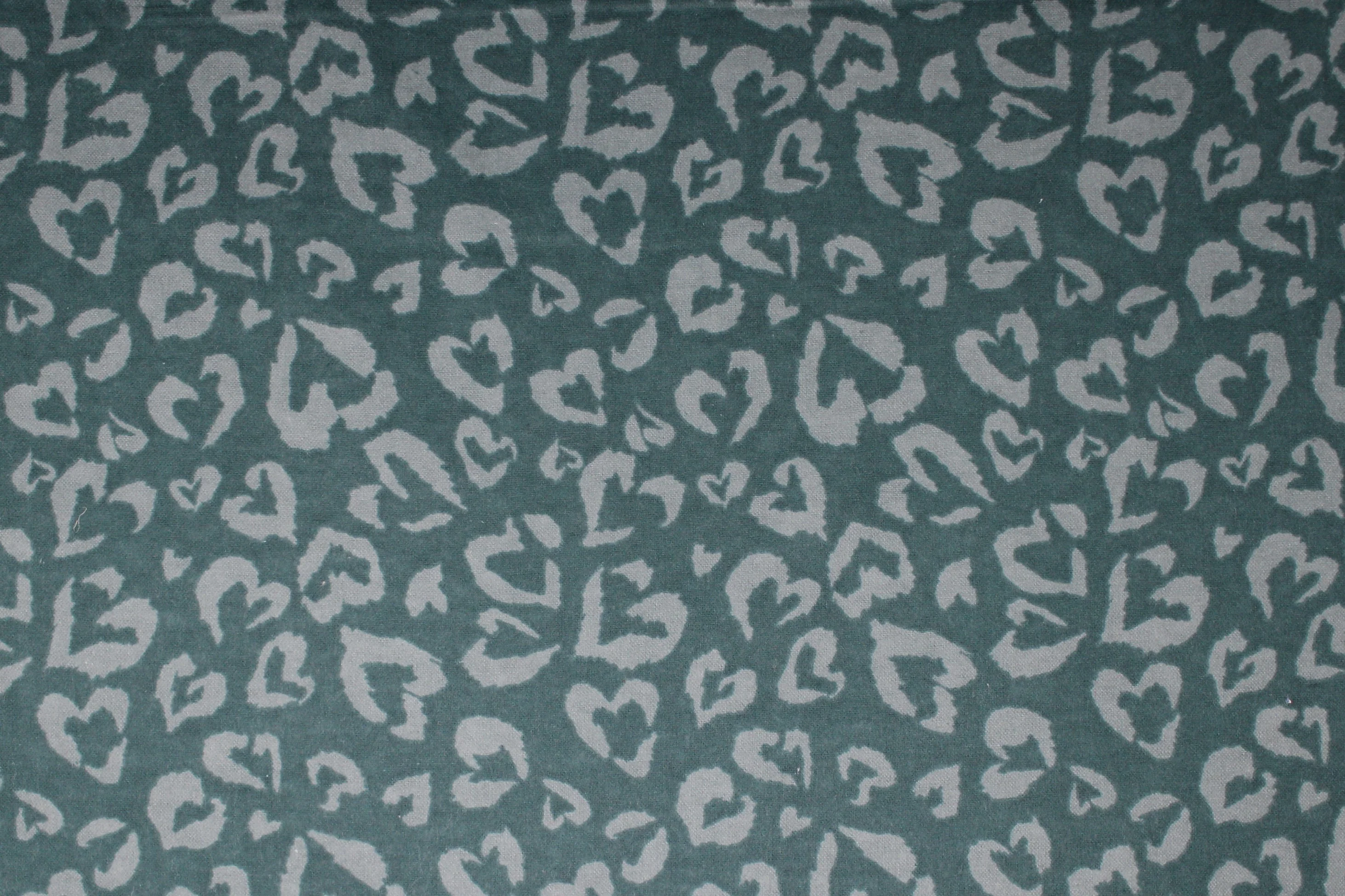 Heart Cheetah Print - 45" 100% cotton flannel - Image 2