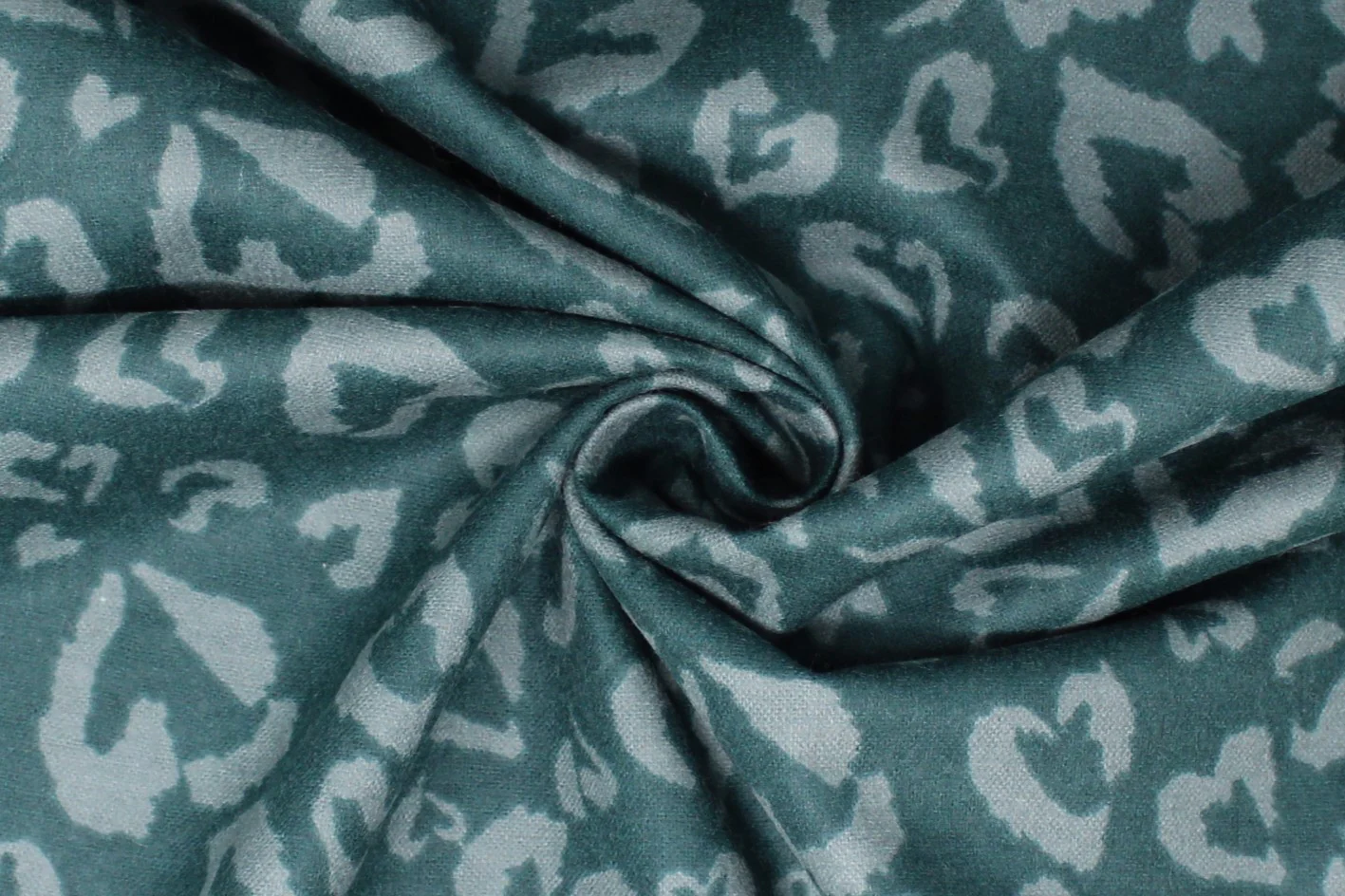 Heart Cheetah Print - 45" 100% cotton flannel - Image 4