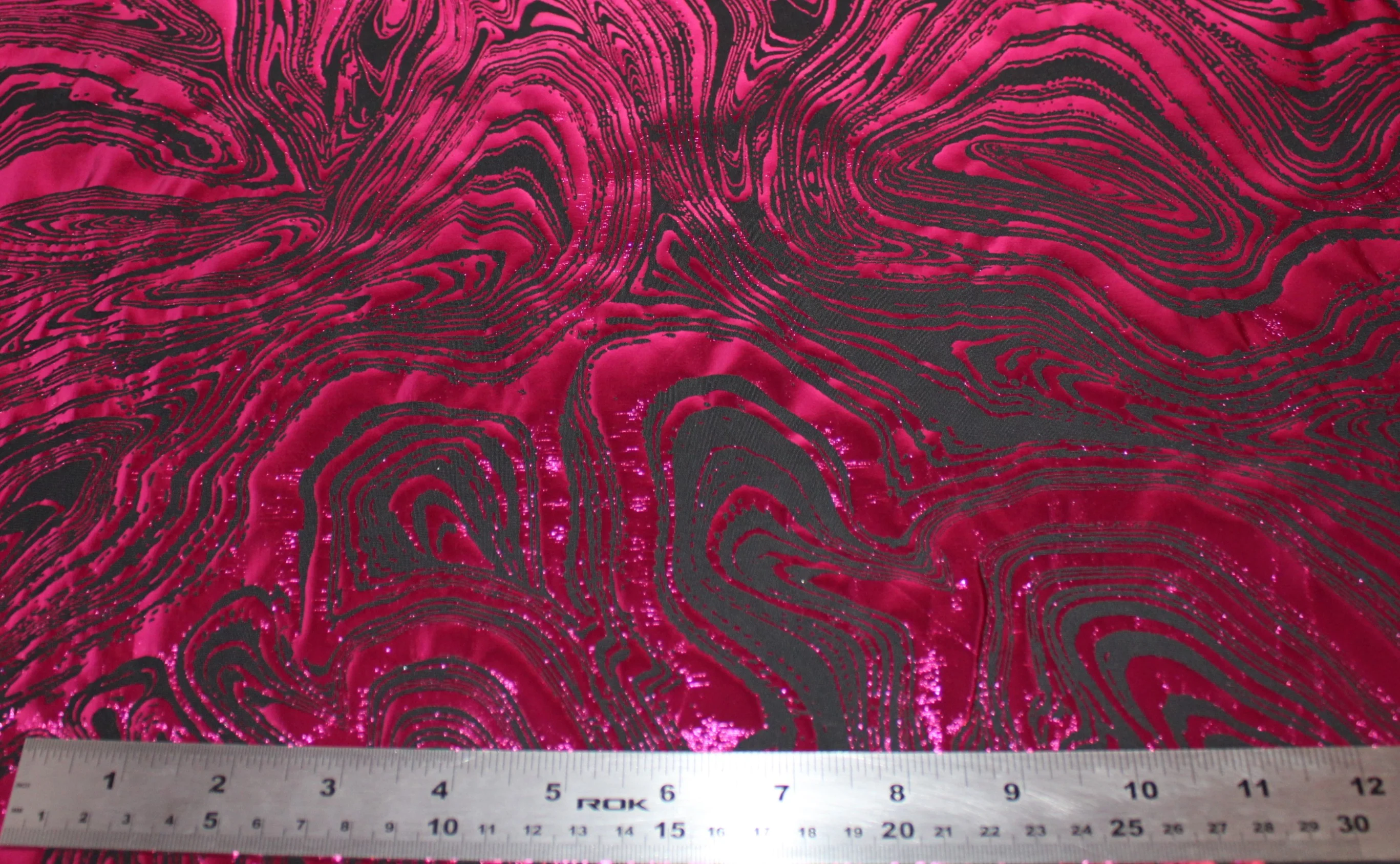 Shiny Marble Spandex Print - 60" - Image 6