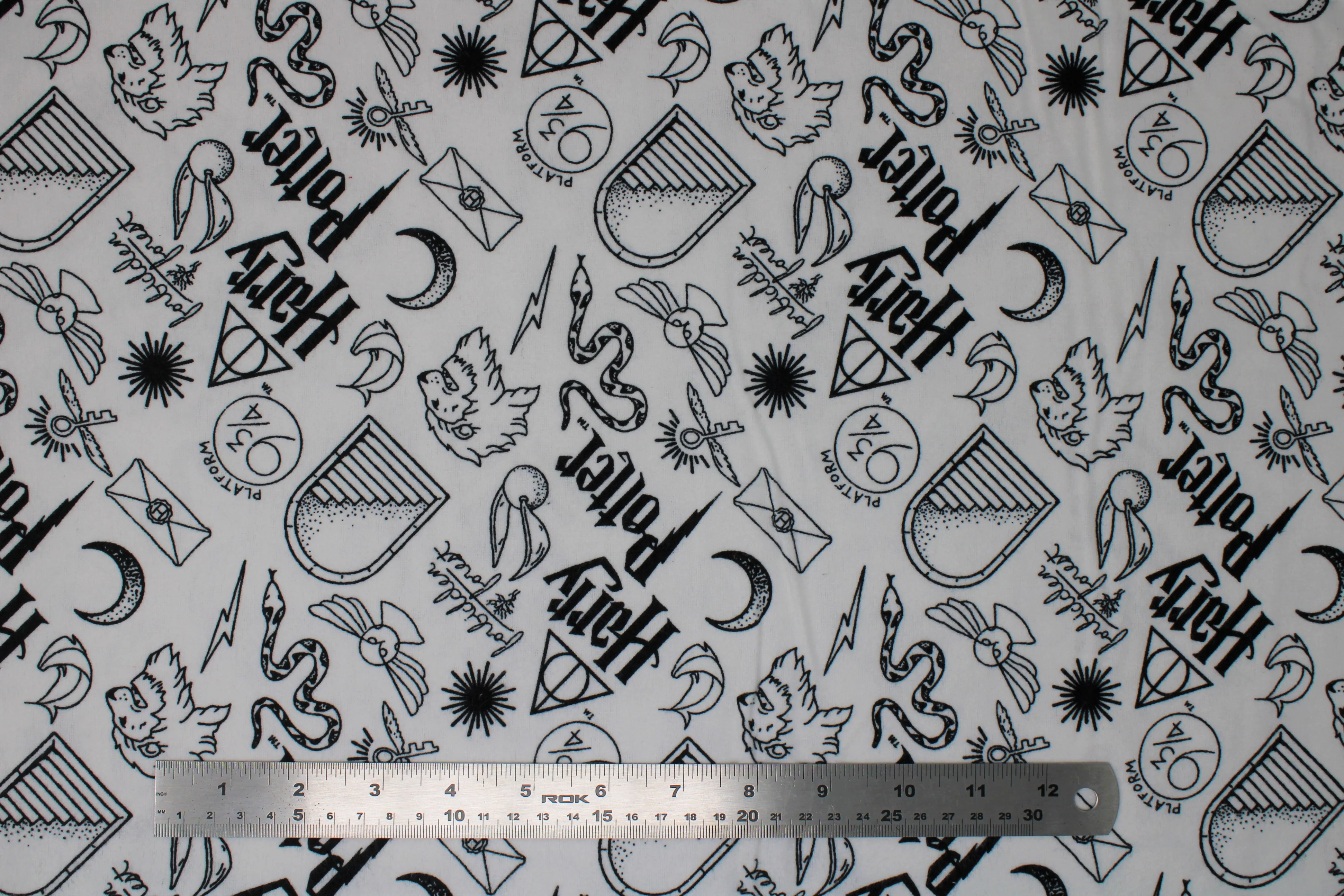 Harry Potter Flannel Prints - 42" - 100% Cotton Flannel - Image 6