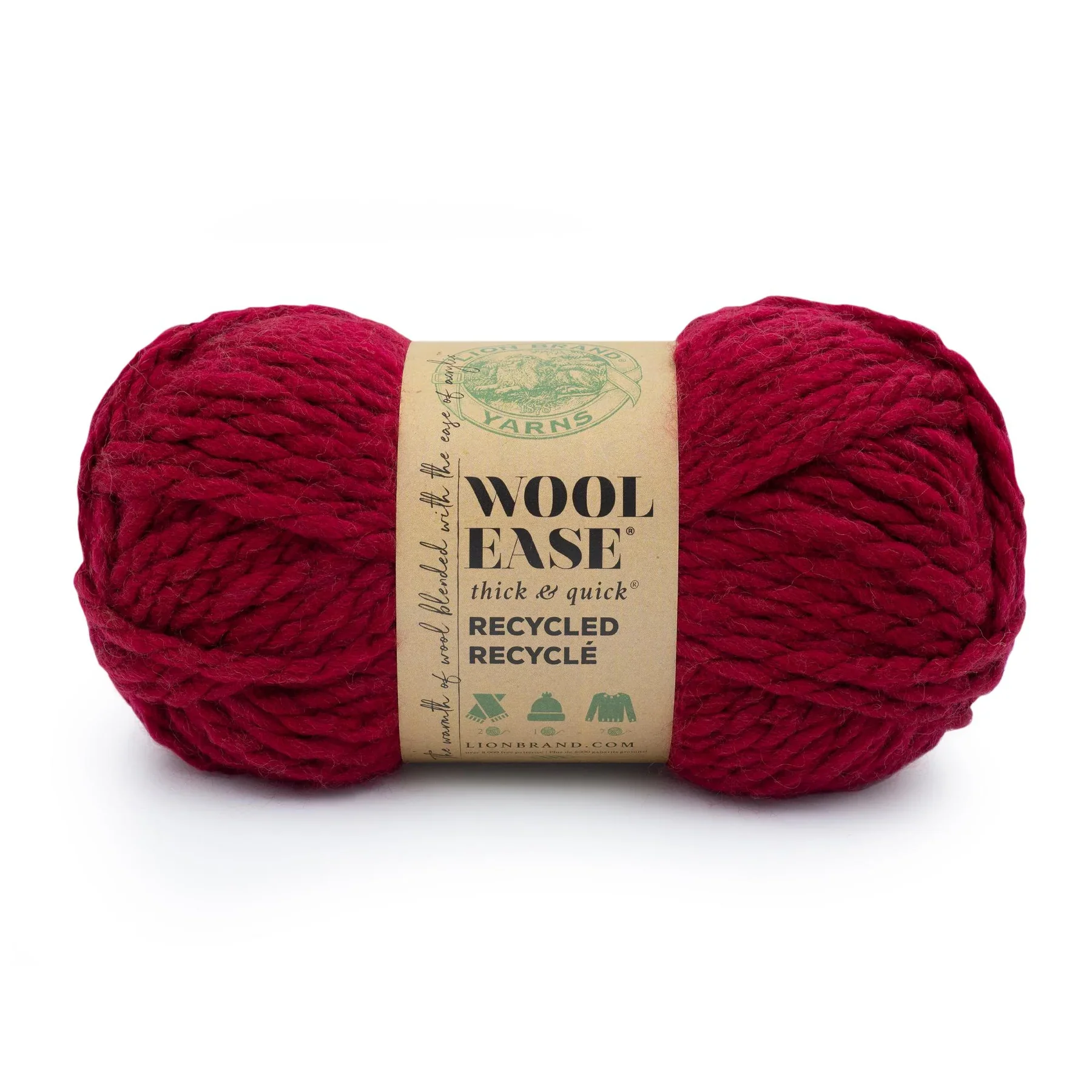 Wool-Ease Recycled Thick & Quick - 170g - Lion Brand - Image 3