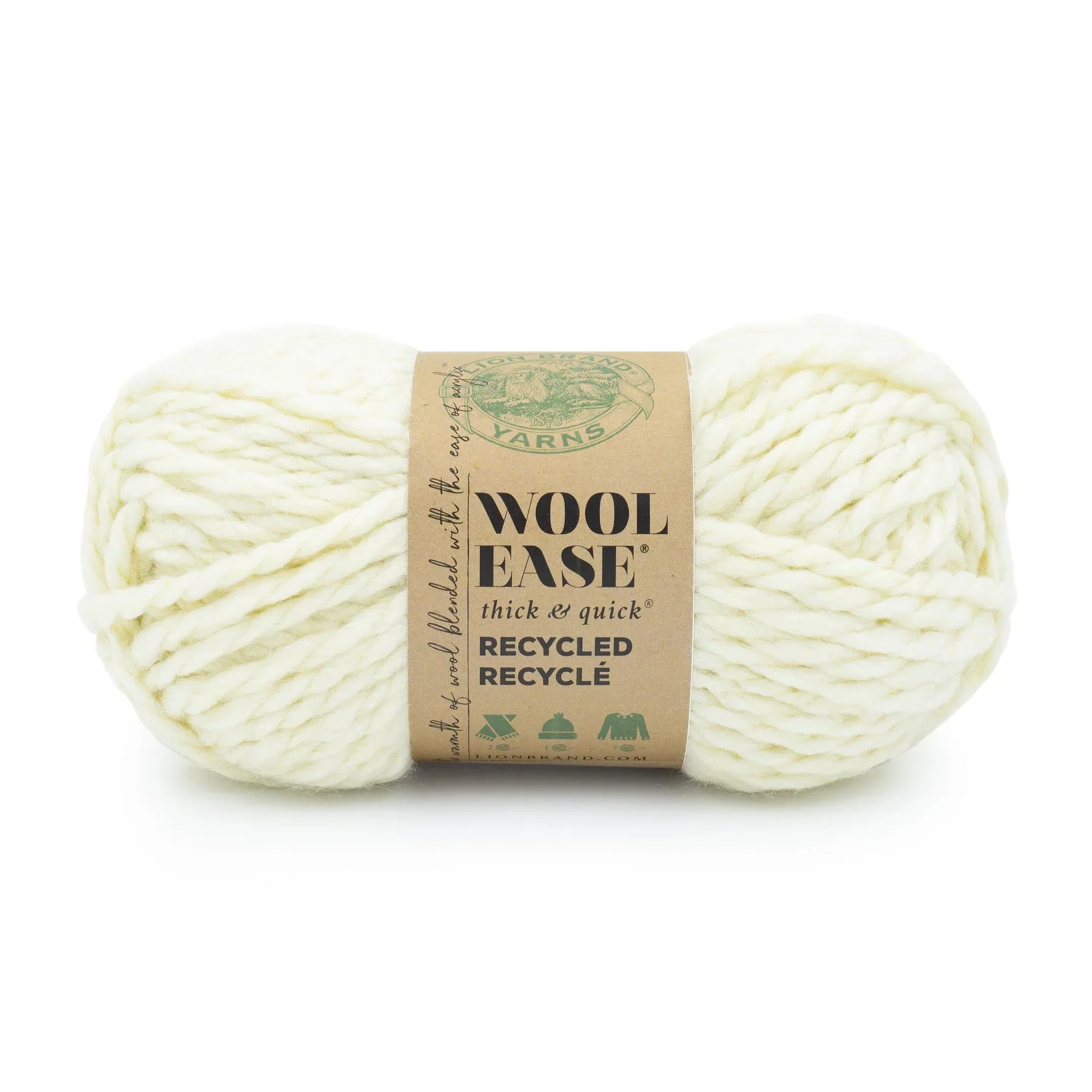 Wool-Ease Recycled Thick & Quick - 170g - Lion Brand - Image 5