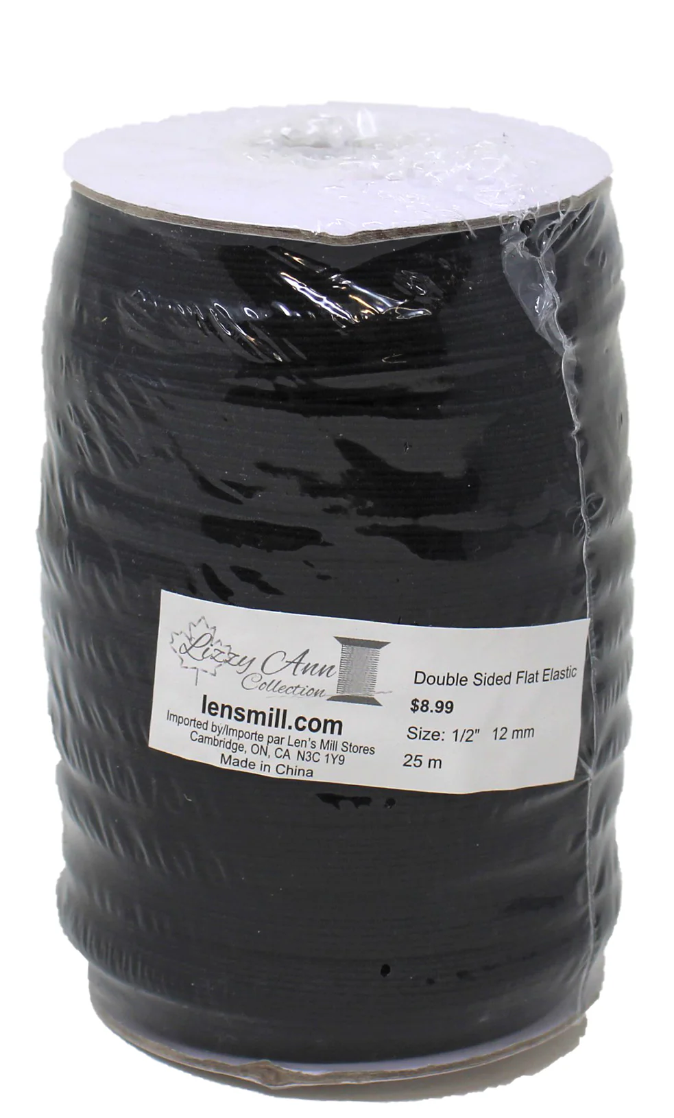 Double Sided Flat Elastic - 1/2" 12mm - (25m) - Image 2