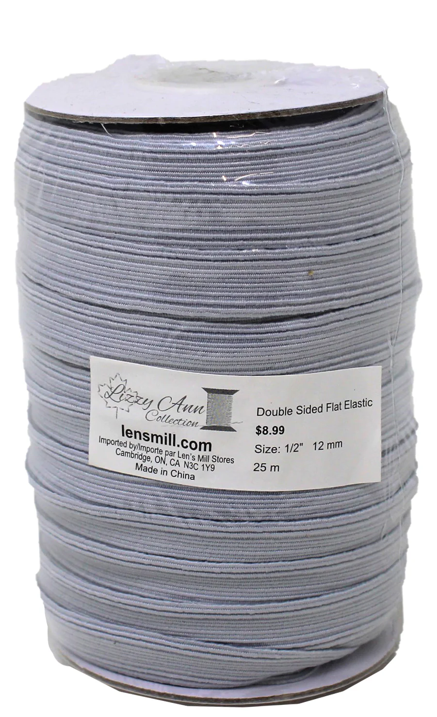 Double Sided Flat Elastic - 1/2" 12mm - (25m) - Image 4