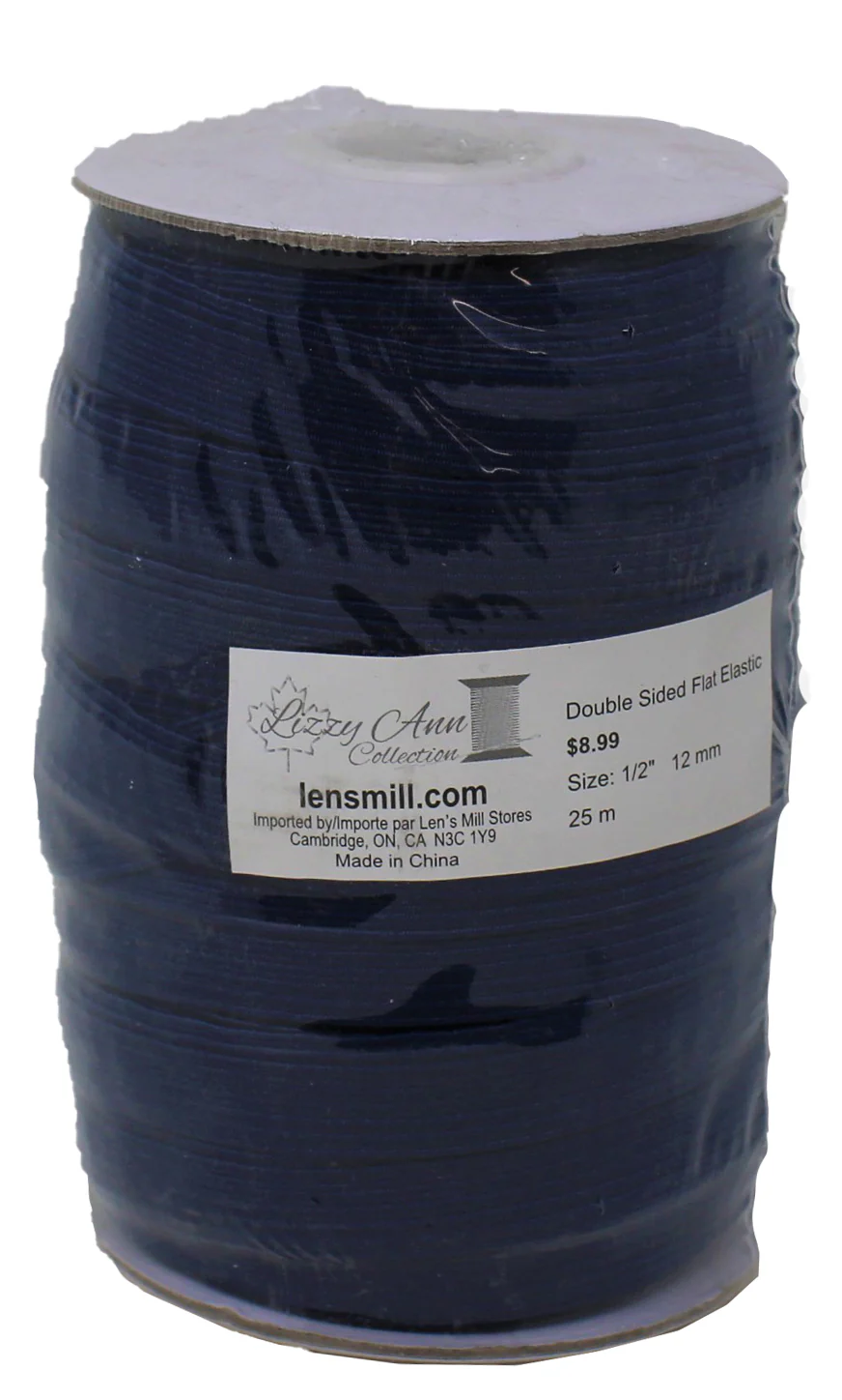 Double Sided Flat Elastic - 1/2" 12mm - (25m) - Image 5