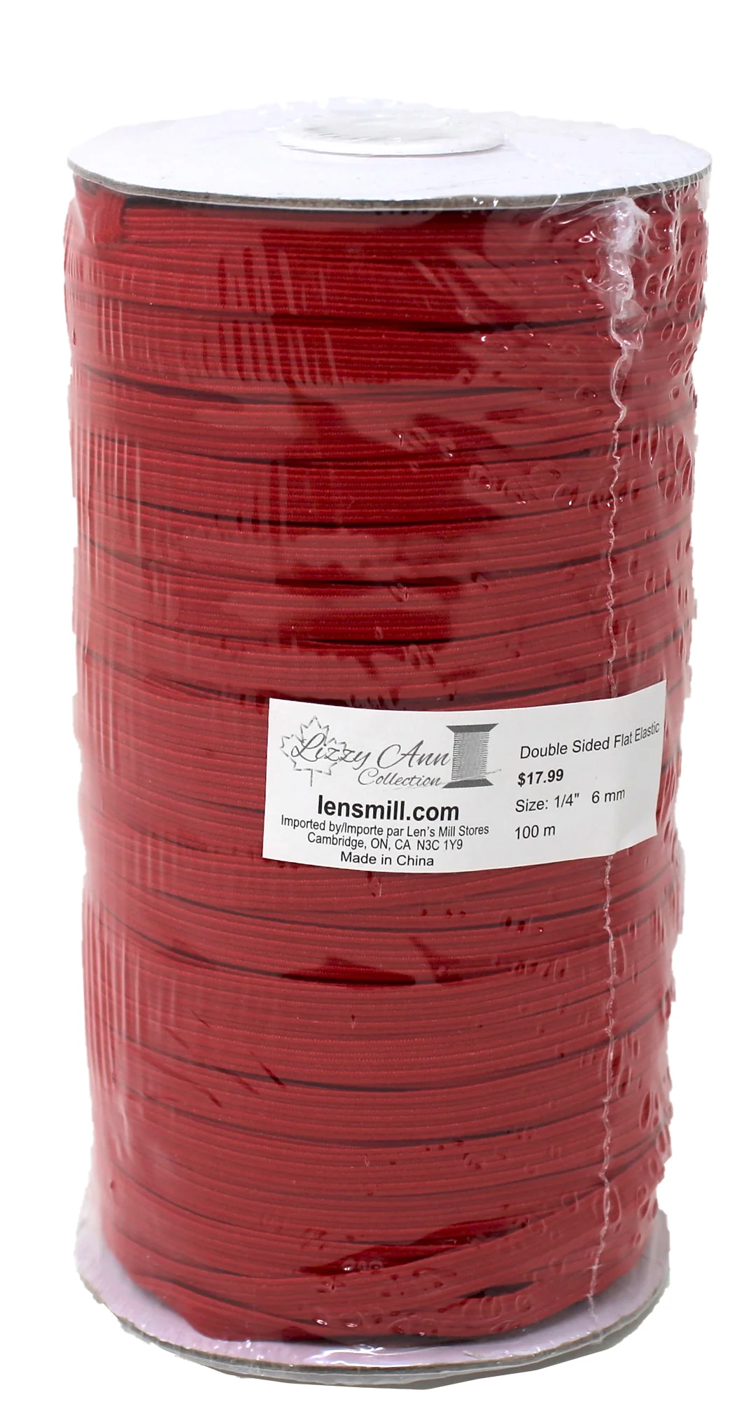 Double Sided Flat Elastic - 1/4" 6mm - (100m) - Image 5