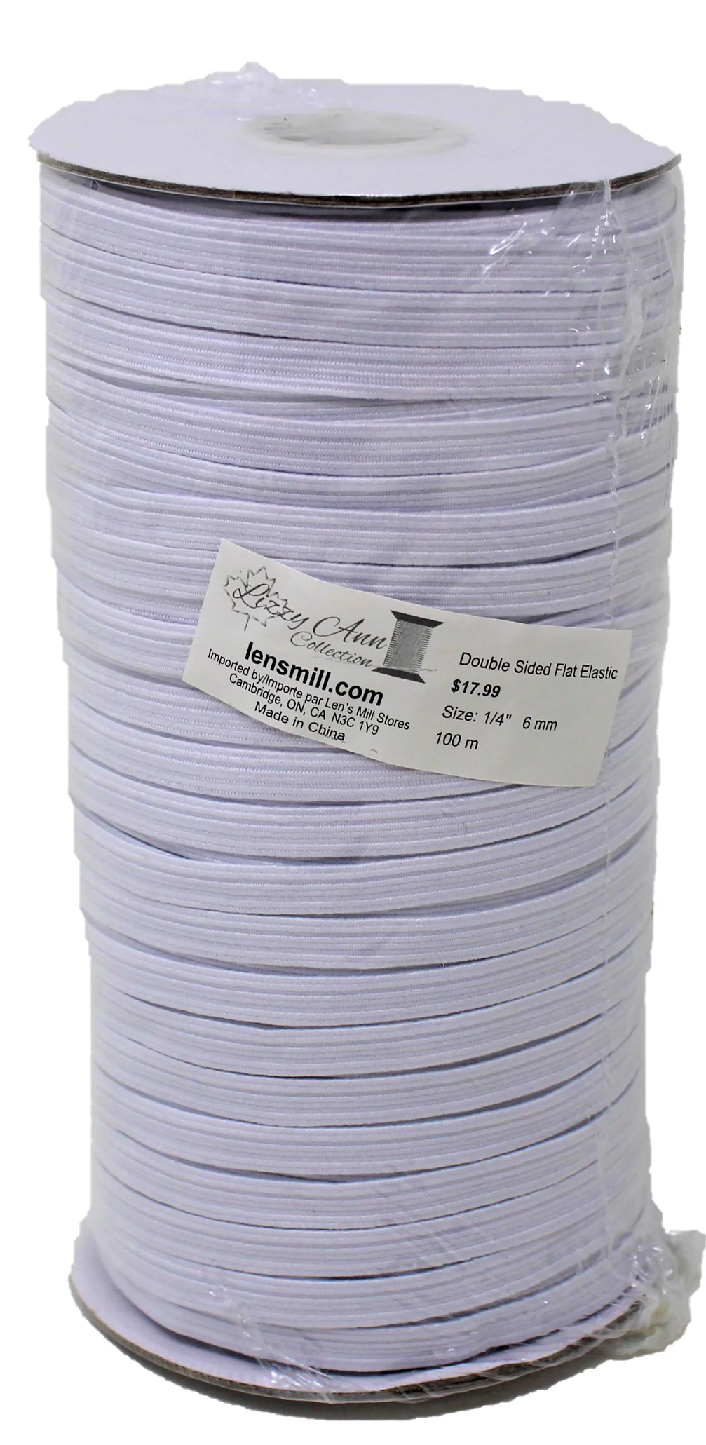 Double Sided Flat Elastic - 1/4" 6mm - (100m) - Image 6