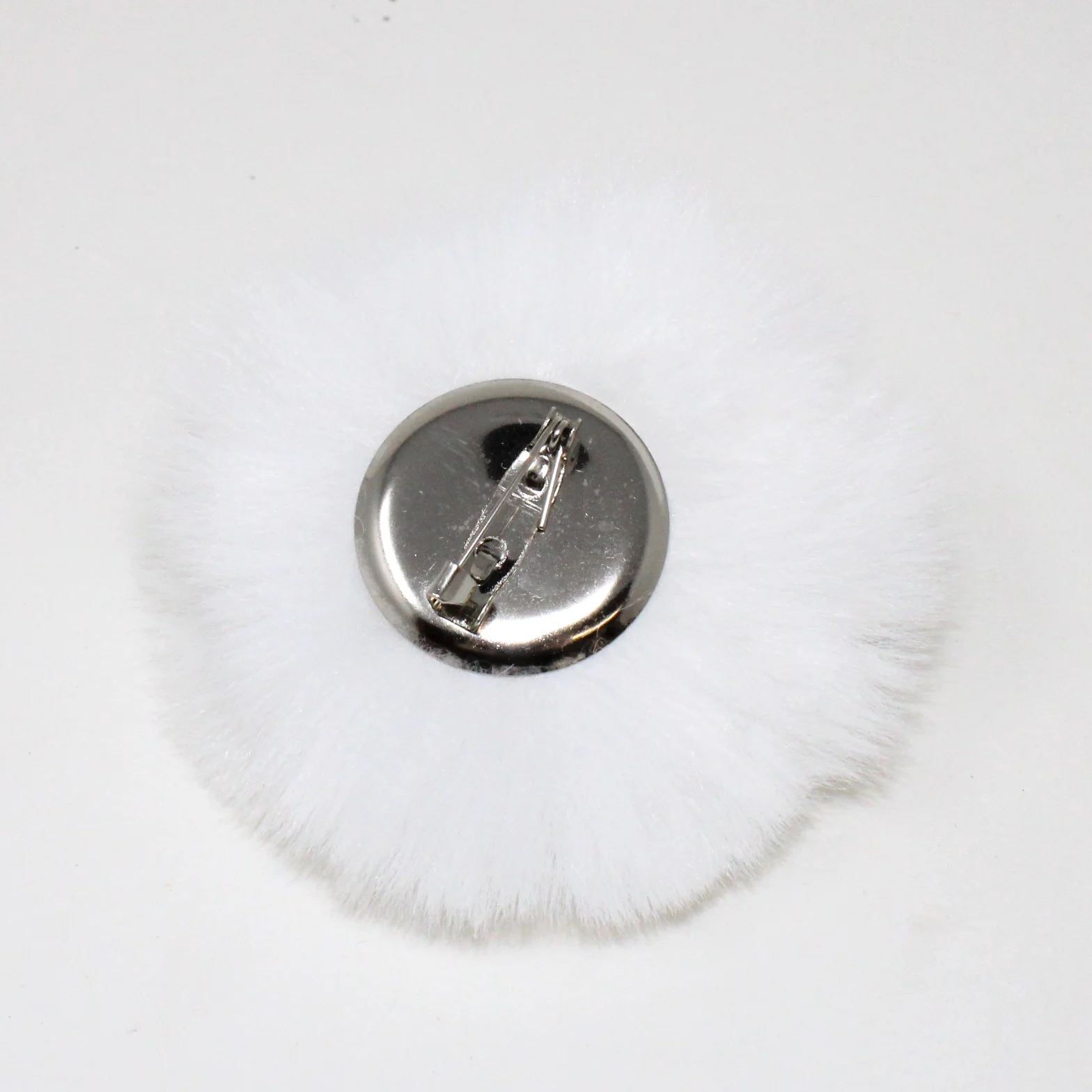 Faux Rabbit (Short Hair) Pom Pom with Pin - Lizzy Ann - Image 10