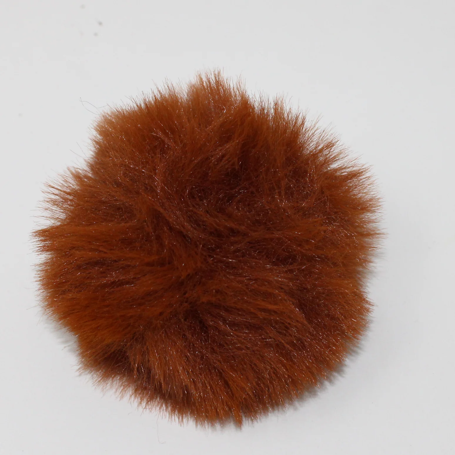 Faux Rabbit (Short Hair) Pom Pom with Pin - Lizzy Ann - Image 3