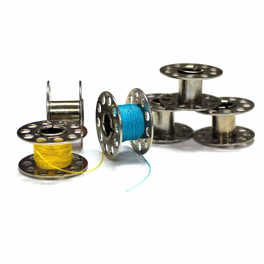Metal Bobbins in Reusable Box 12 - UNIQUE - Image 4