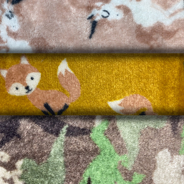 Two Sided Fleece Flannel - 60" - 100% Polyester