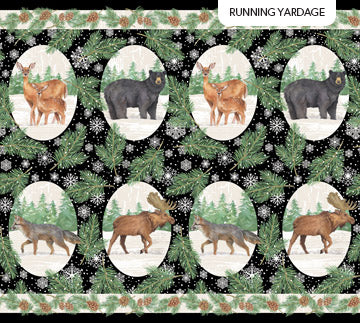 Frosted Forest - 45" - 100% Cotton Flannel - Image 2