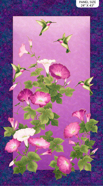 Morning Glory: Shimmer - 45" - 100% Cotton - Image 2