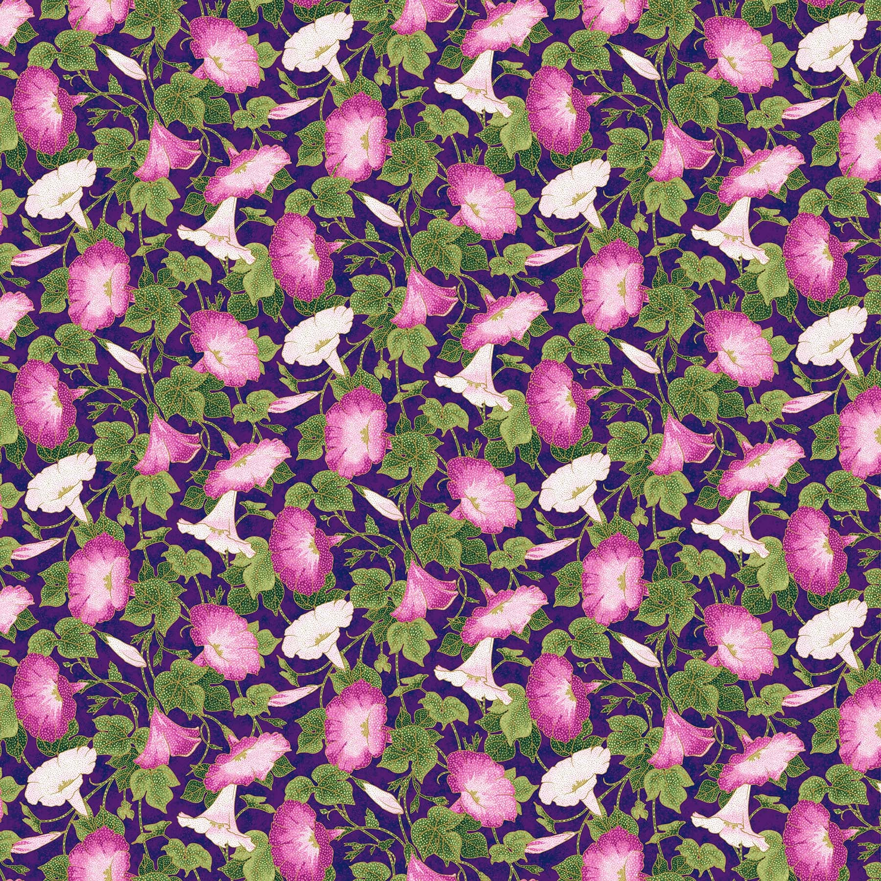 Morning Glory: Shimmer - 45" - 100% Cotton - Image 5