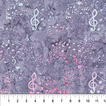 Music Notes - 45" - 100% Cotton - Image 3