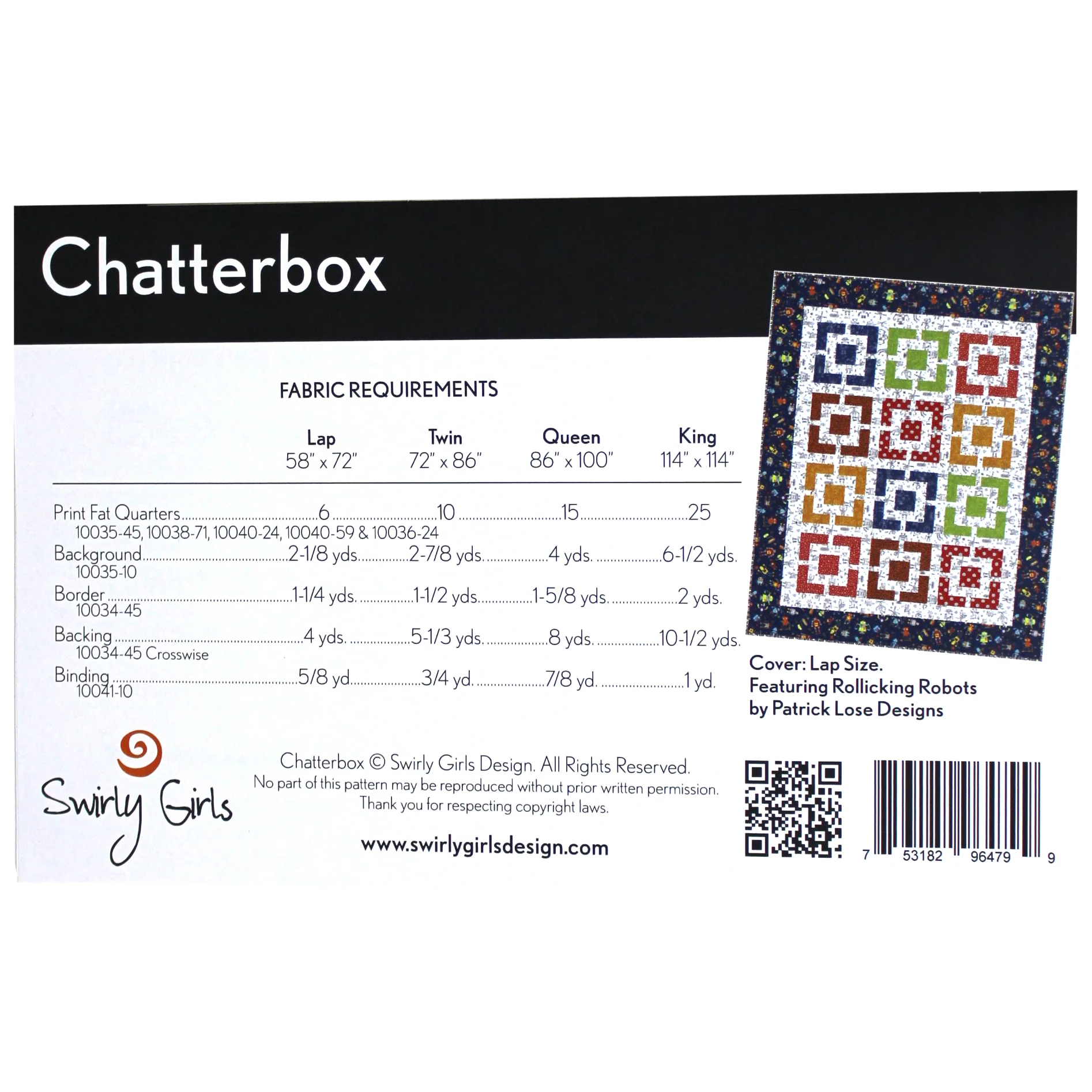 Chatterbox - Quilting Pattern - Northcott - Image 2