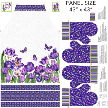 Tulip Garden - 44/45" - 100% cotton - Image 2
