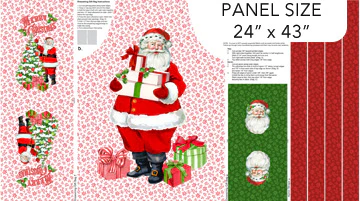 Vintage Christmas - 43" - 100% cotton - Image 2