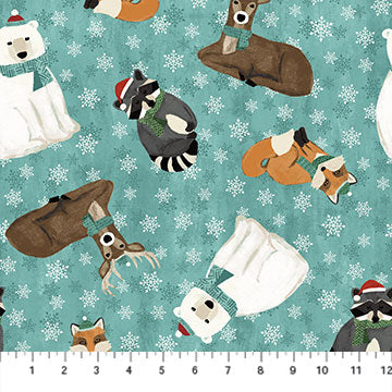 Warmin Up Winter - 45" - 100% Cotton Flannel - Image 3
