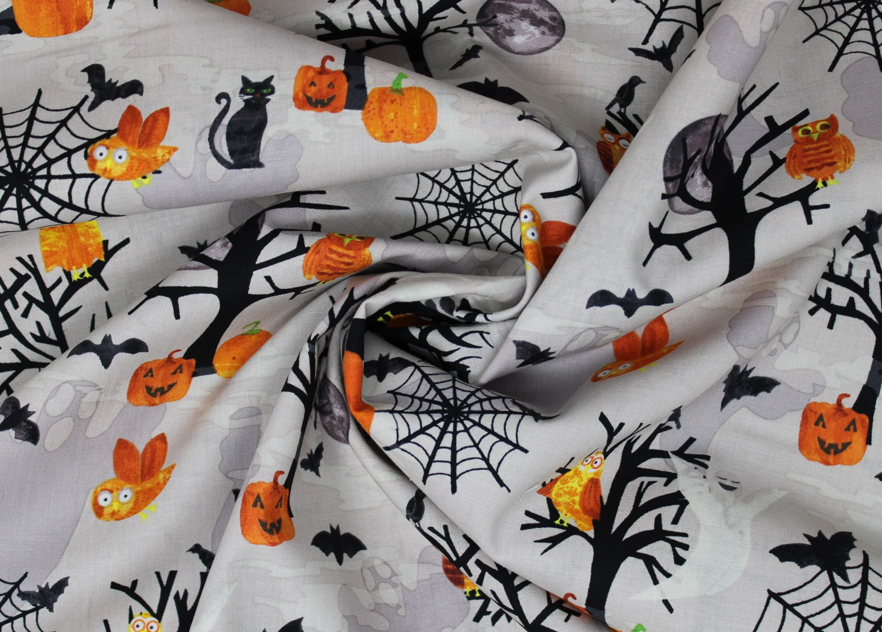 Owls in Trees - 45" - 100% Cotton - Image 3