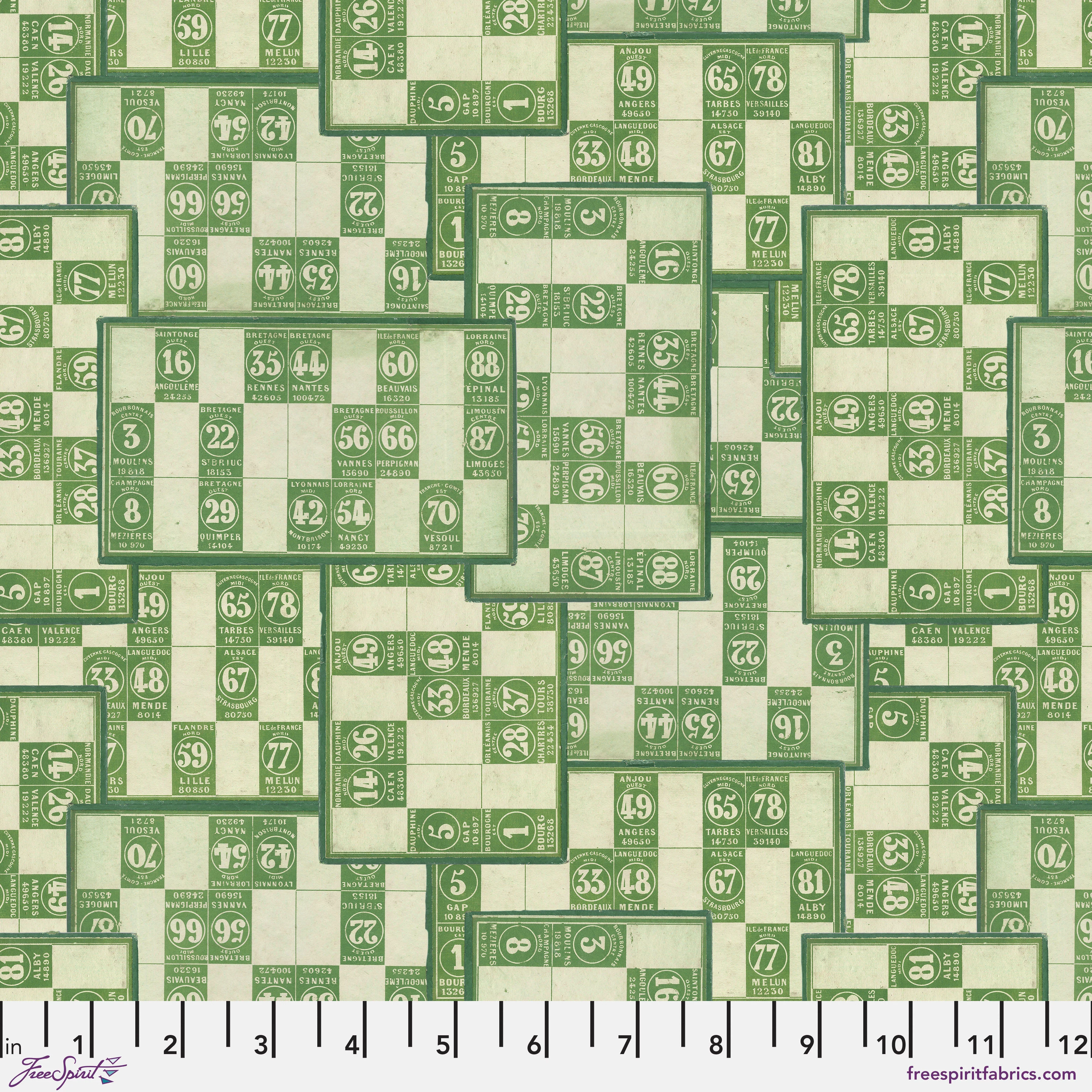 Palette Green - 44" - 100% cotton - Tim Holtz - Image 15