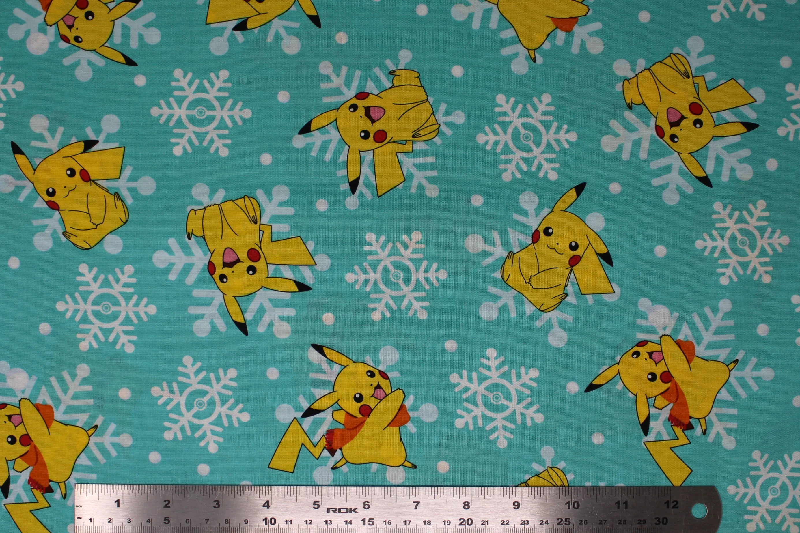 Pokemon Christmas Prints - 45" - 100% Cotton - Image 4