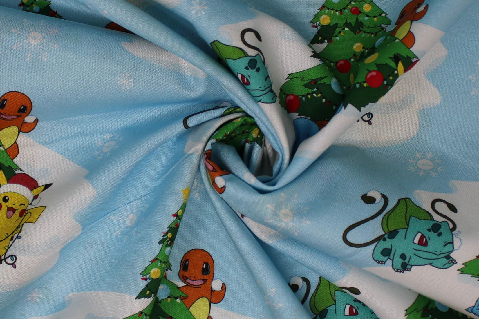 Pokemon Christmas Prints - 45" - 100% Cotton - Image 7