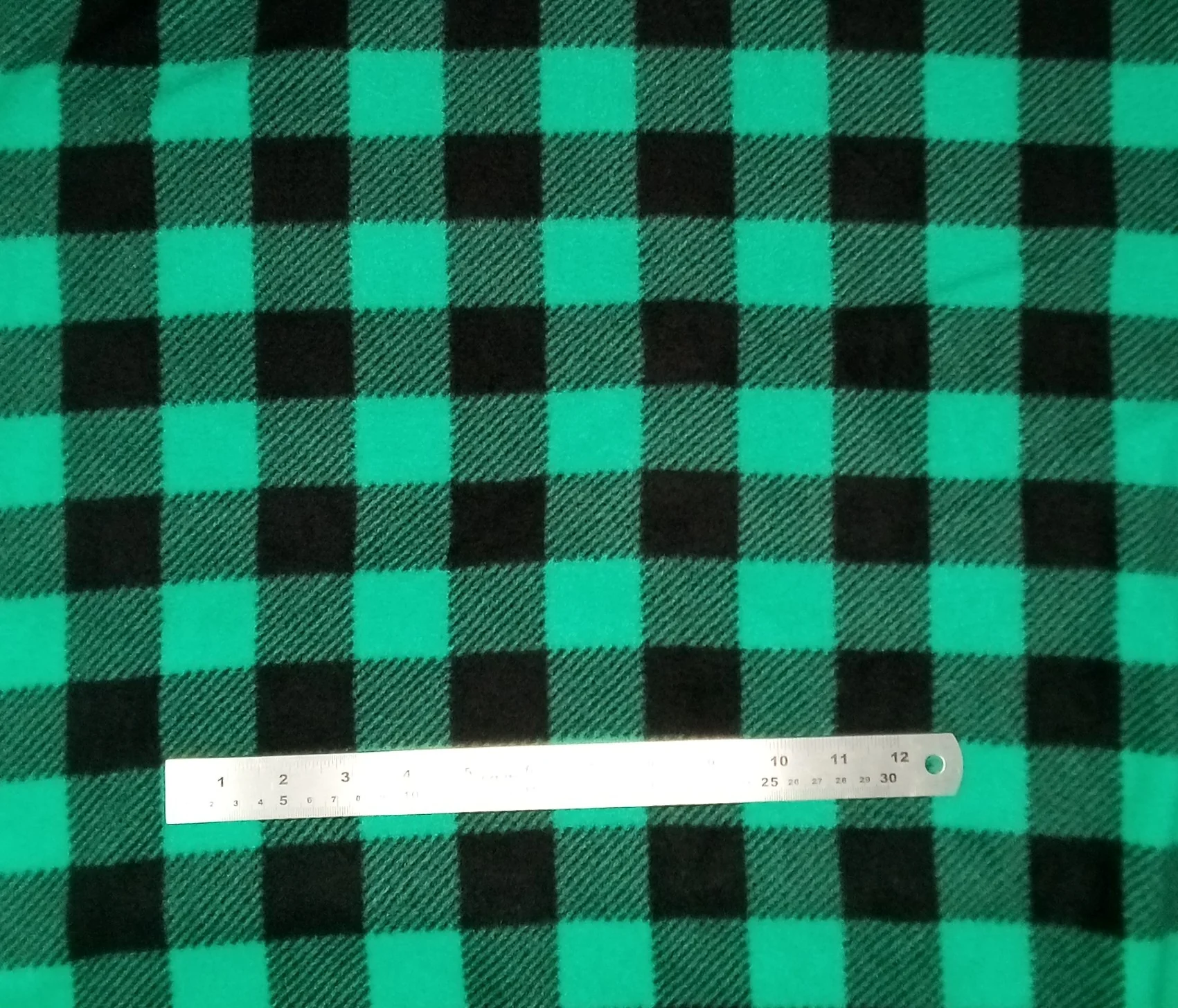 Polar Fleece Buffalo Plaid Stripe - 60" - 100% Polyester Fleece - Image 8
