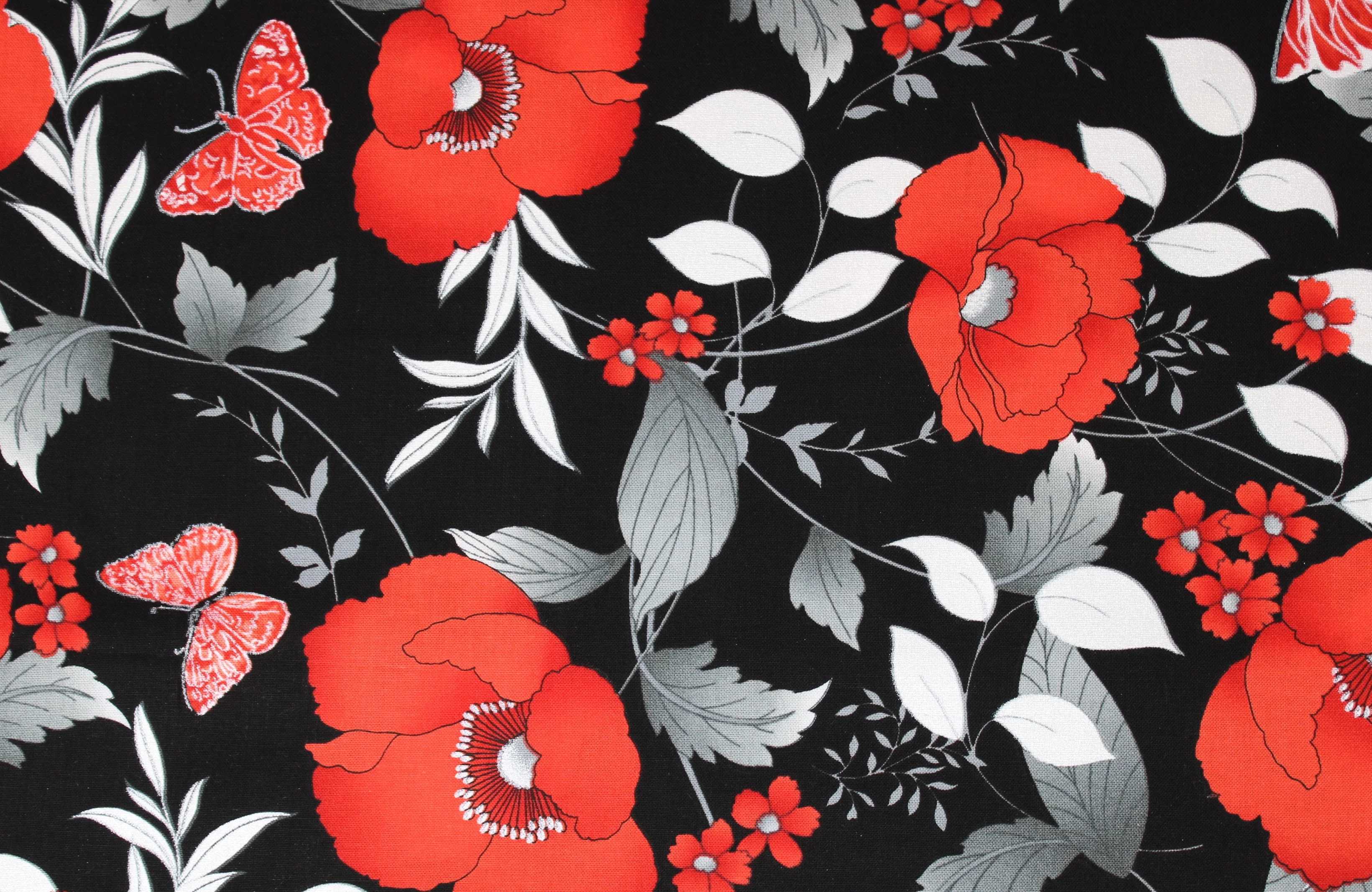 Poppy Promenade - 45" - 100% Cotton - Image 8