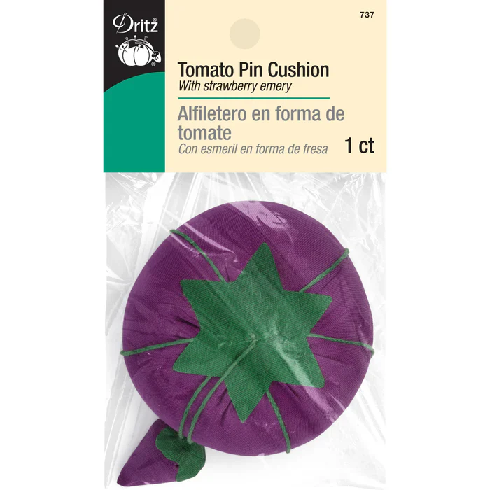 Tomato Pin Cushion - Assorted Colours - 2-3/4" - Dritz - Image 2