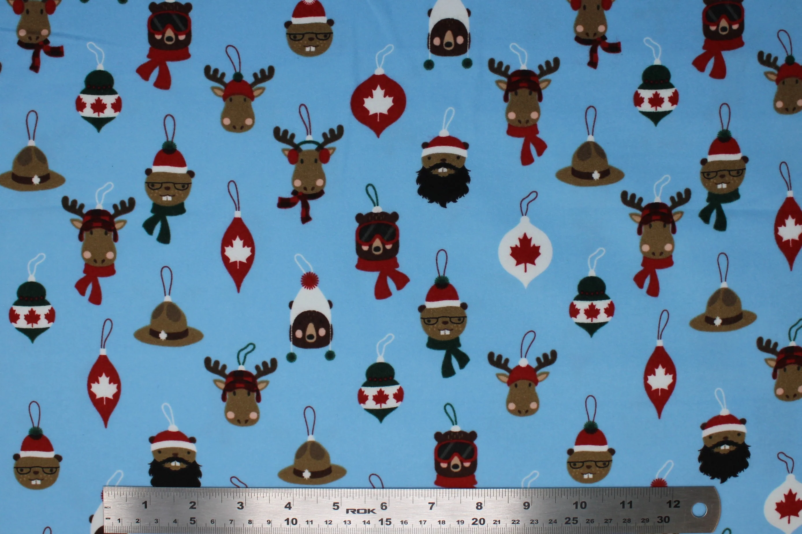 Purely Canadian Eh! - 43/44" - 100% cotton flannel - Image 2