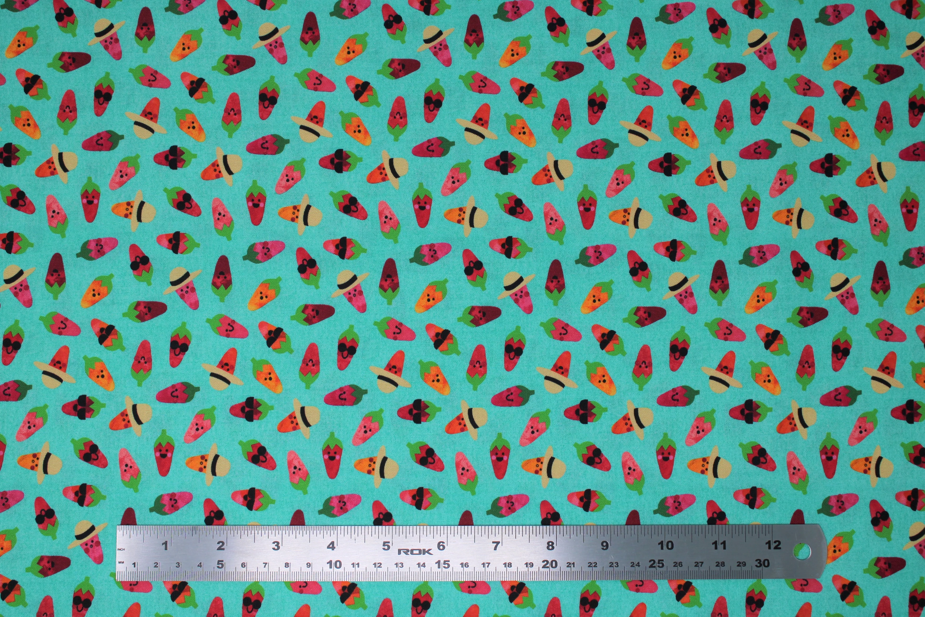 Chili Smiles - 44" - 100% Cotton - Image 6
