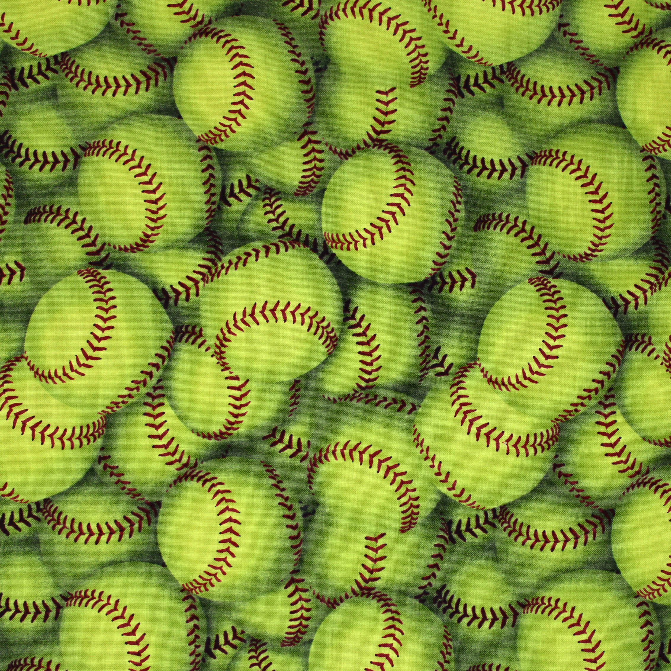 Baseballs - 45" - 100% Cotton