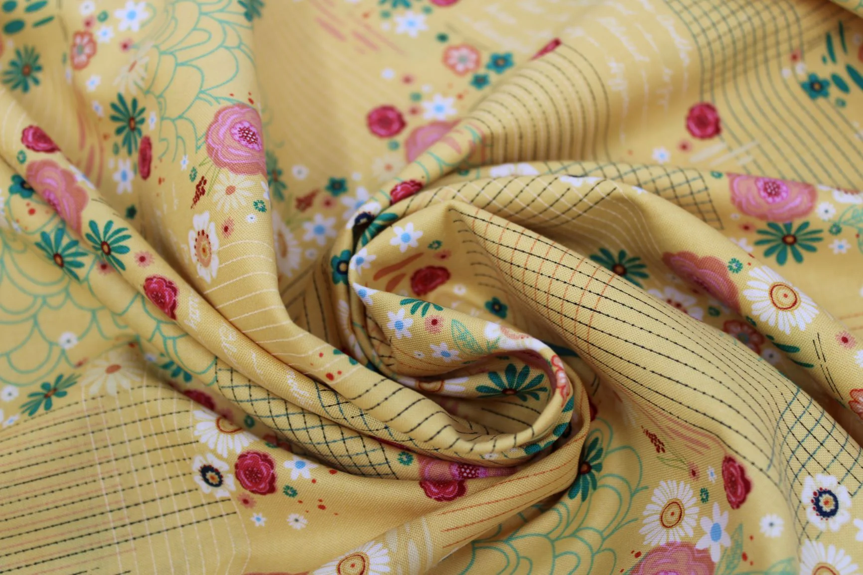 Flower & Plant Prints - 45" - 100% Cotton - Image 23