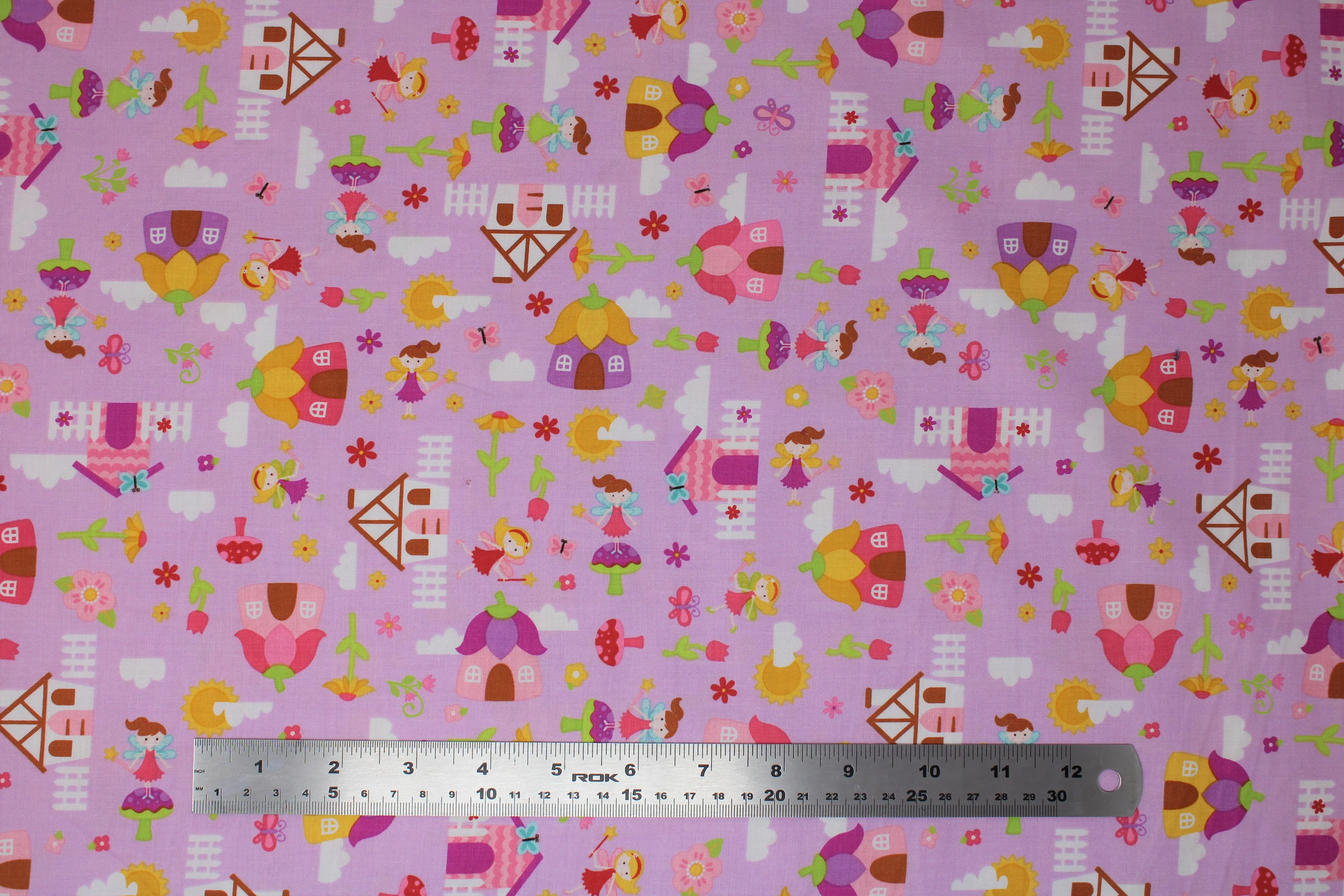 Fairy Garden - 45" - 100% Cotton - Image 2