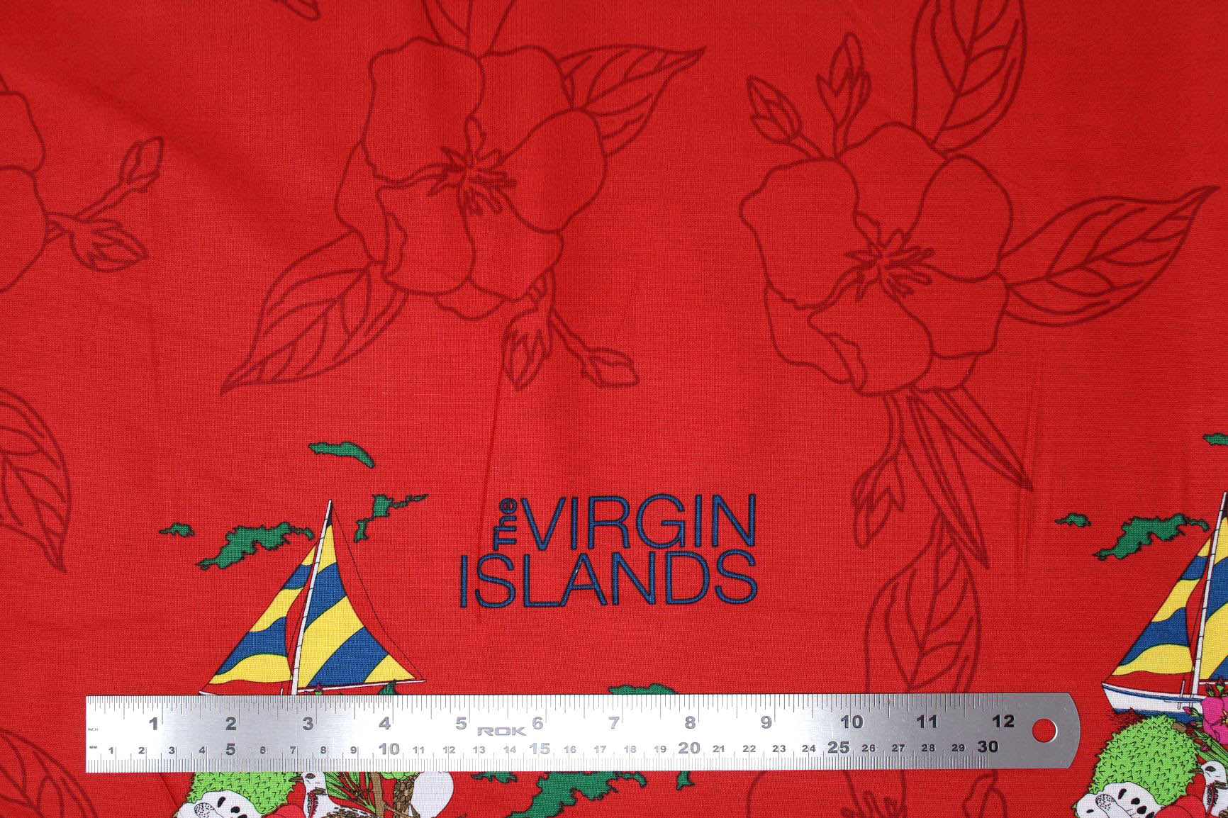 The Virgin Islands - 45" - 100% Cotton - Image 2