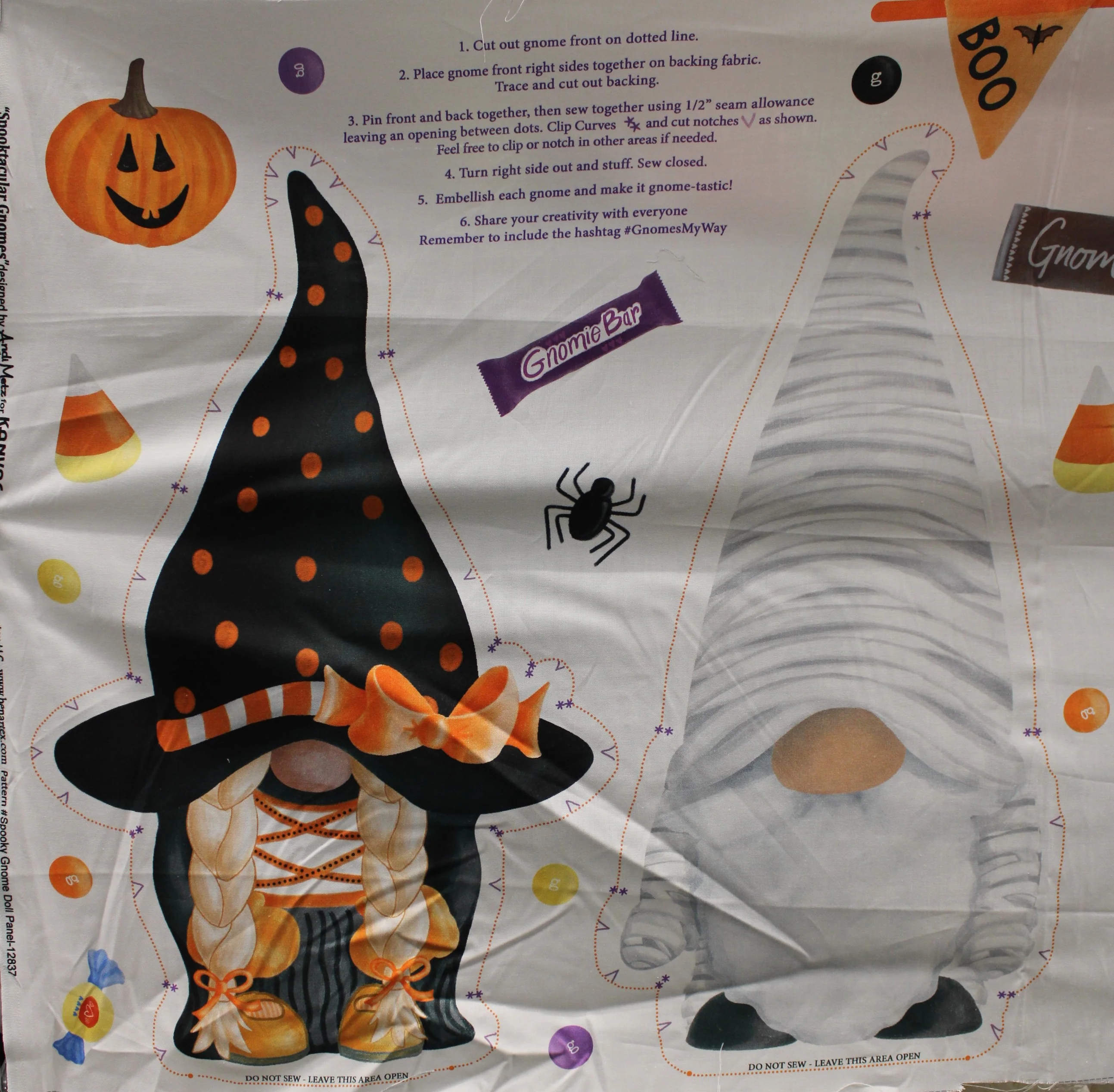 Spooktacular Gnomes - 44/45" - 100% Cotton - Image 9