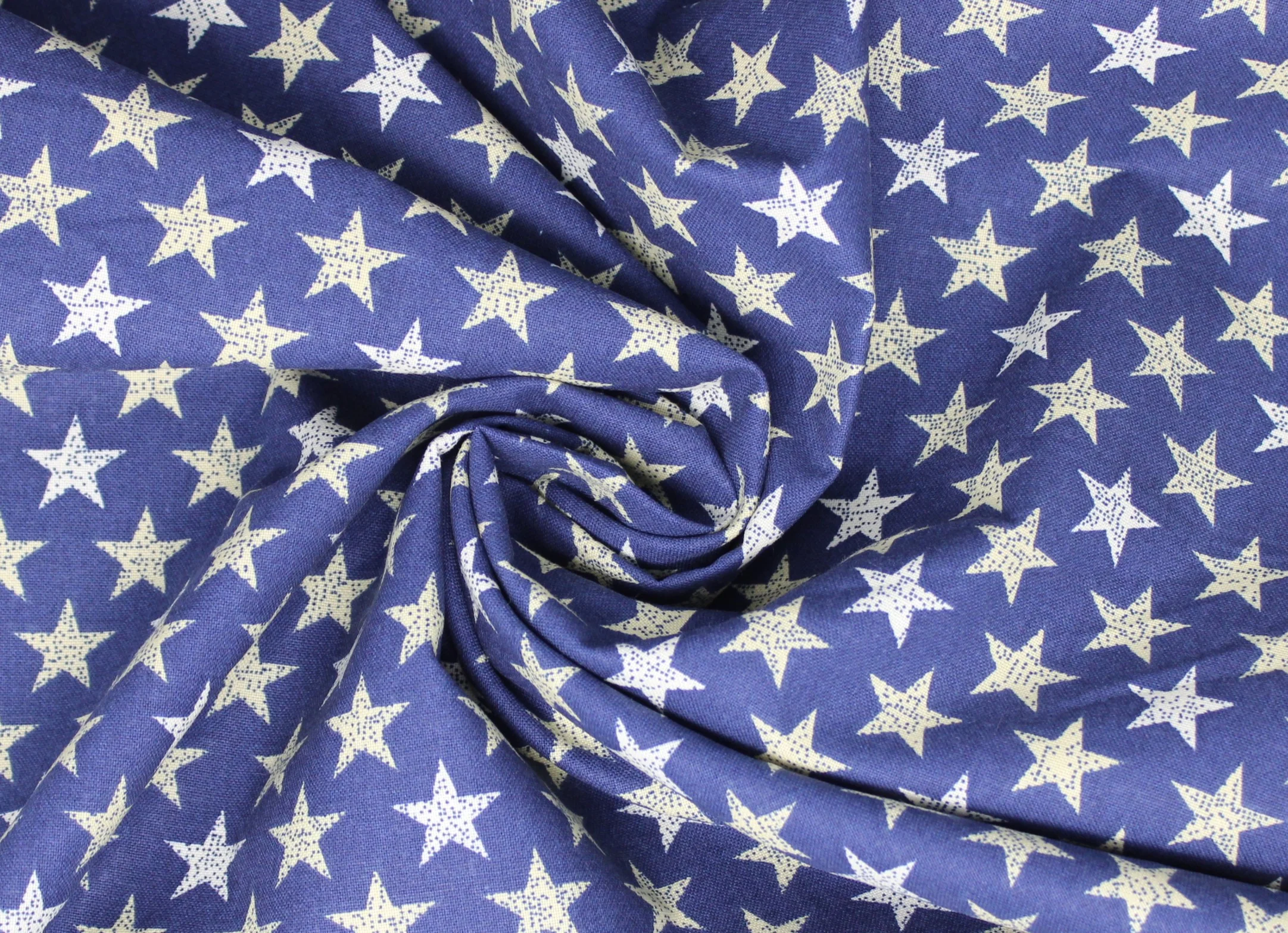 Stars on Navy - 44/45" - 100% Cotton - Image 4