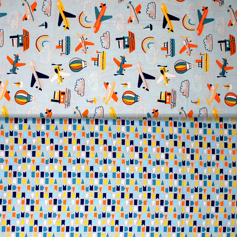 Adventure Awaits - 45" - 100% Cotton - Fabric Textiles