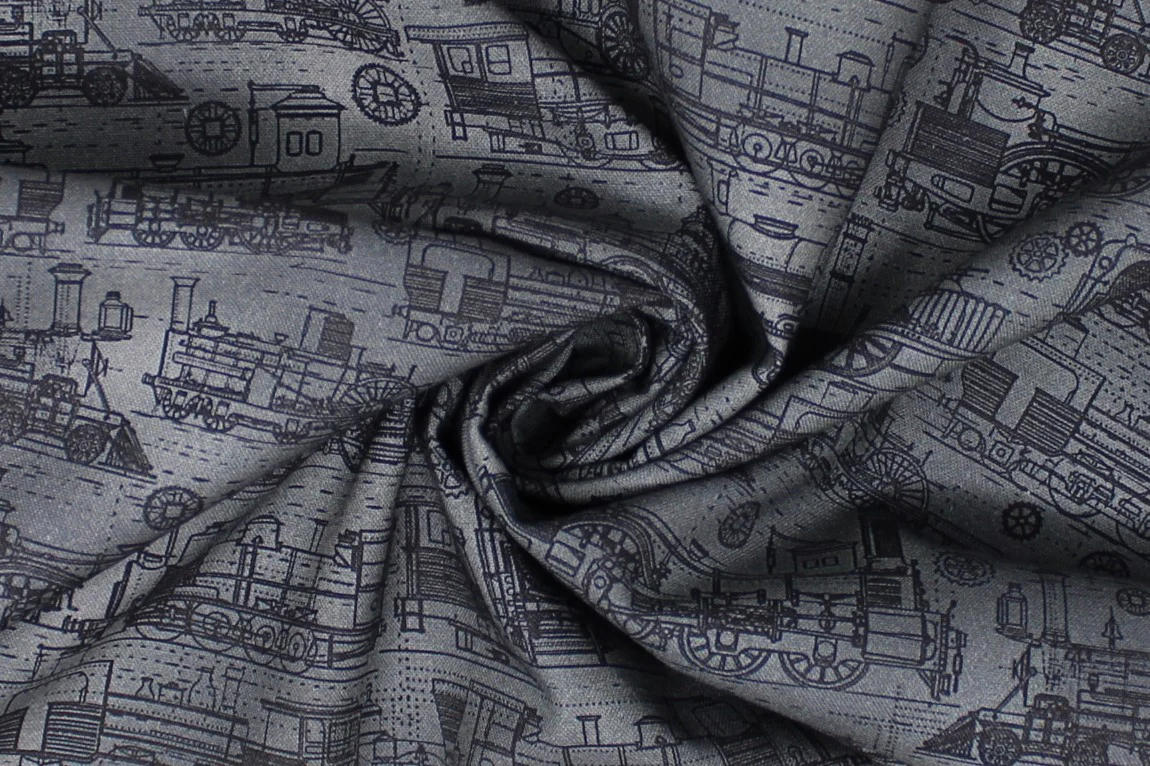 All Aboard - 44/45'' - 100% cotton - Image 4