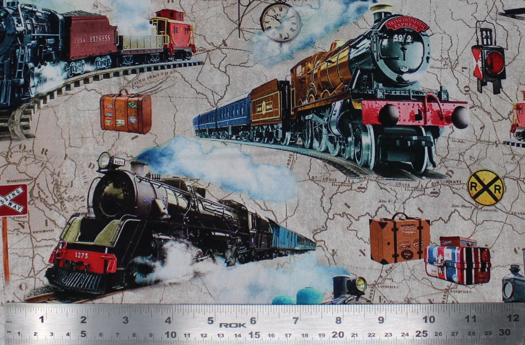 All Aboard - 44/45'' - 100% cotton - Image 6