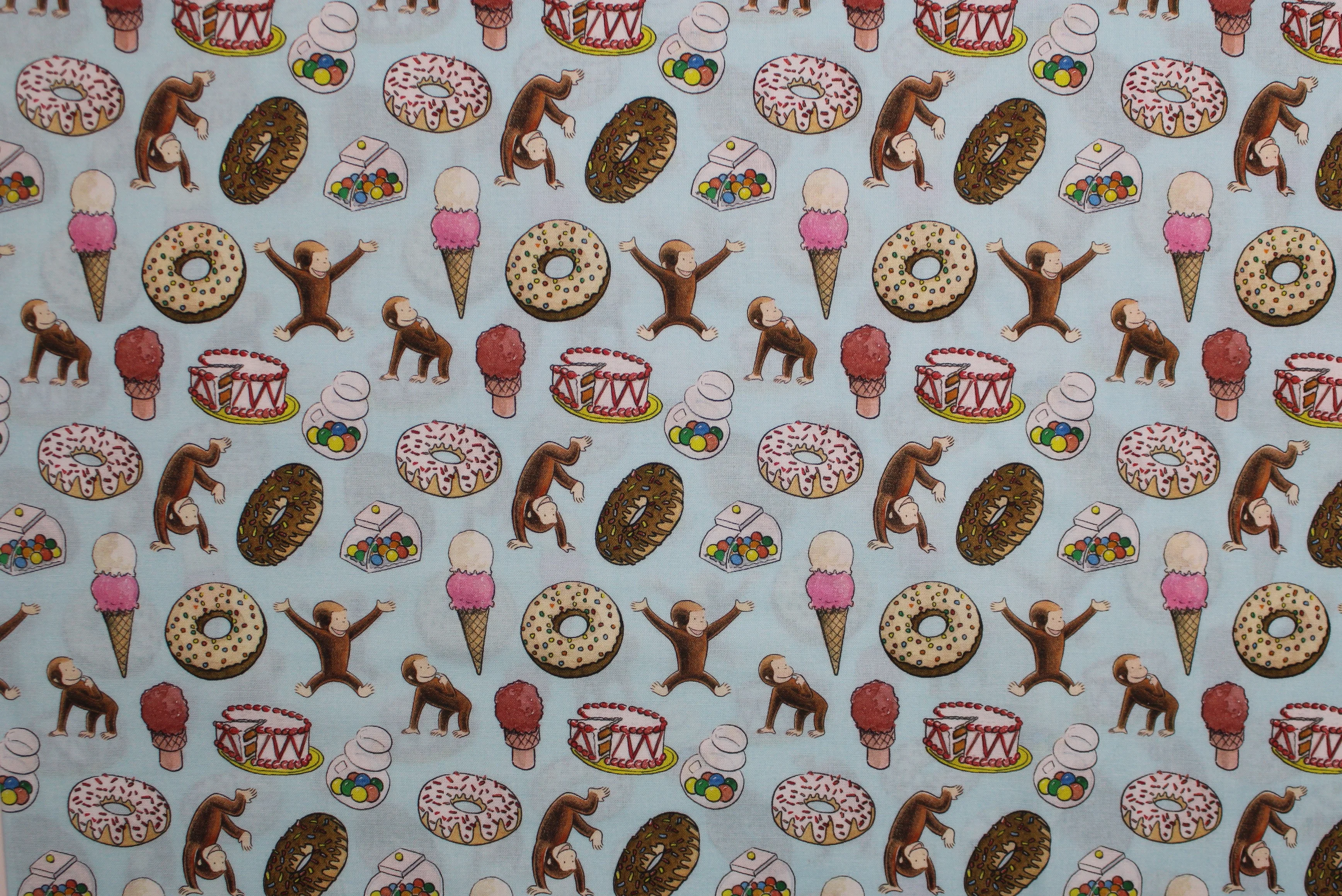 Curious George - 45" - 100% cotton - Image 5